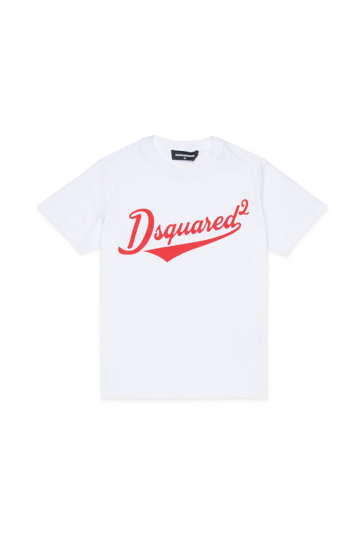 Camiseta de cuello redondo con logo estampado