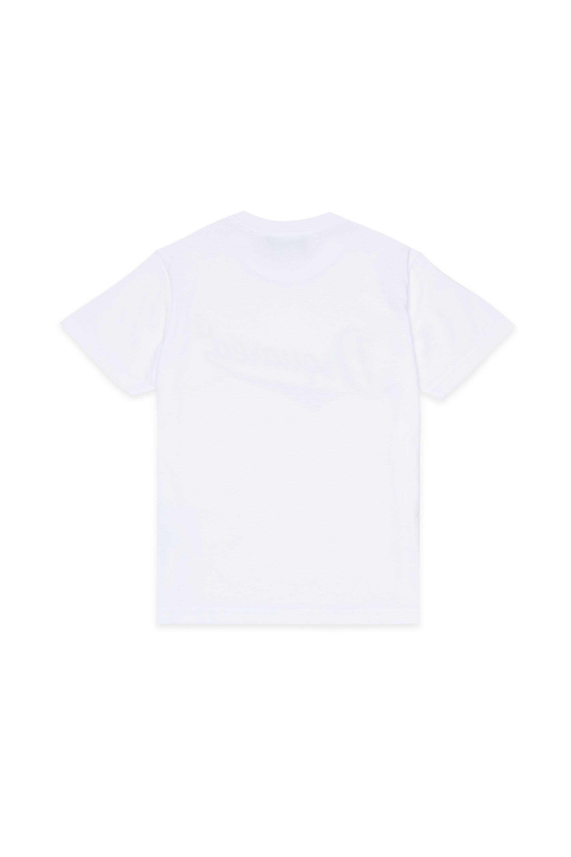 Camiseta de cuello redondo con logo estampado