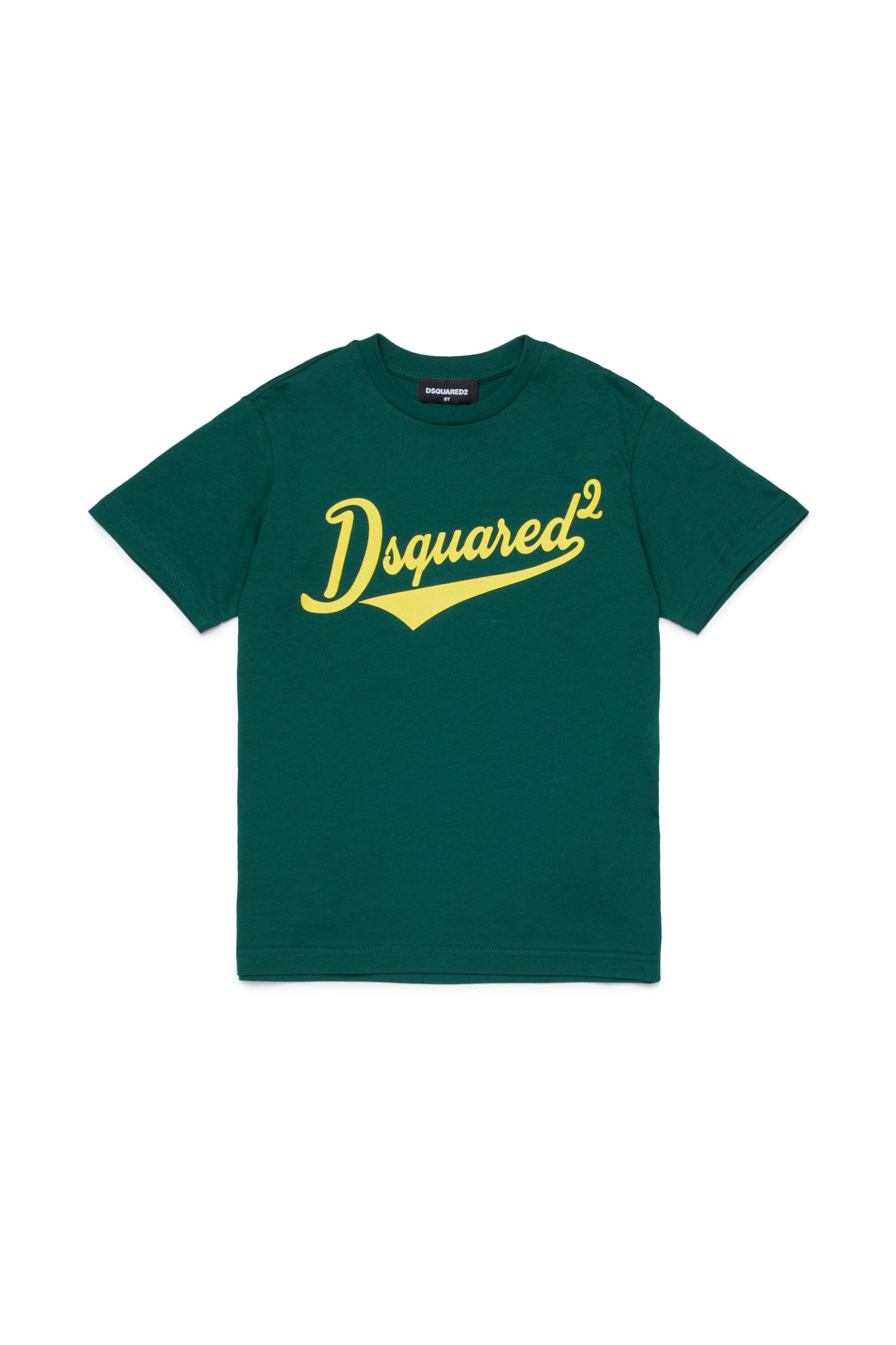 Camiseta de cuello redondo con logo estampado