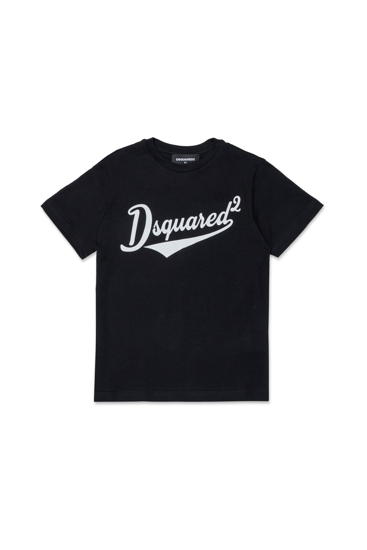 Camiseta de cuello redondo con logo estampado