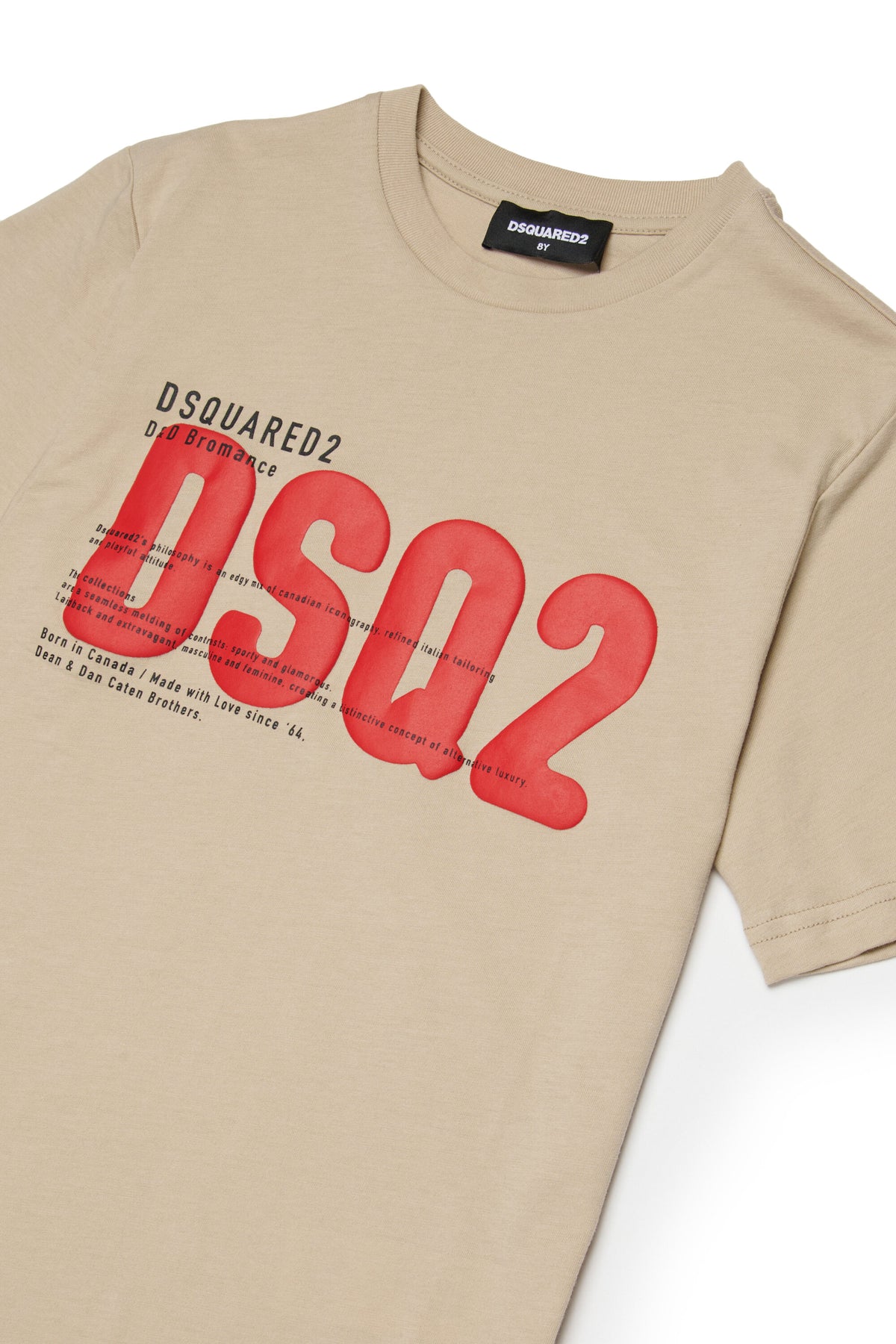 Camiseta con logo DSQ2 estampado