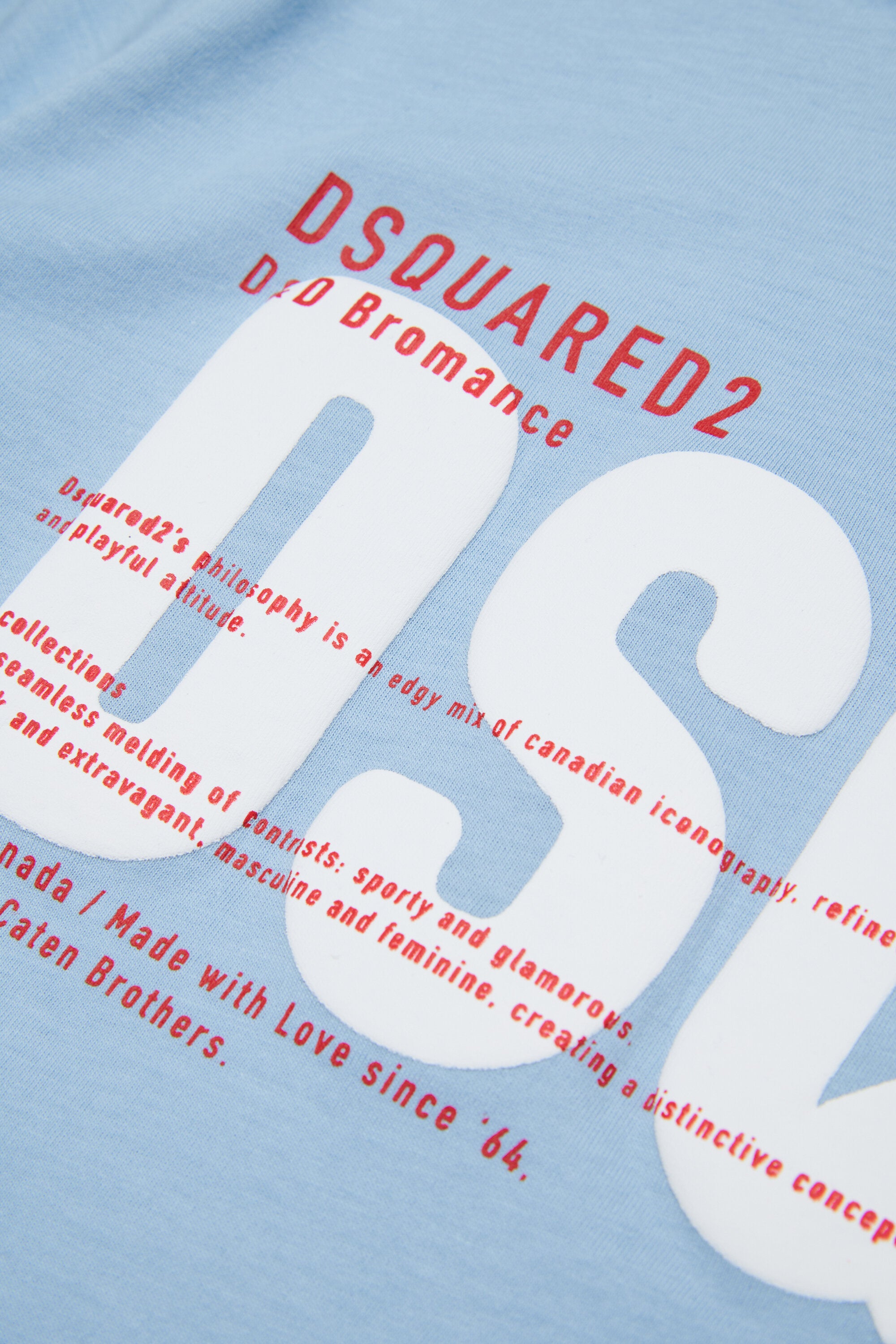 T-shirt with printed DSQ2 logo