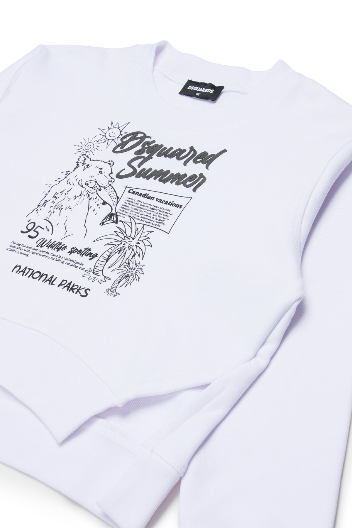Sudadera de cuello redondo con logo