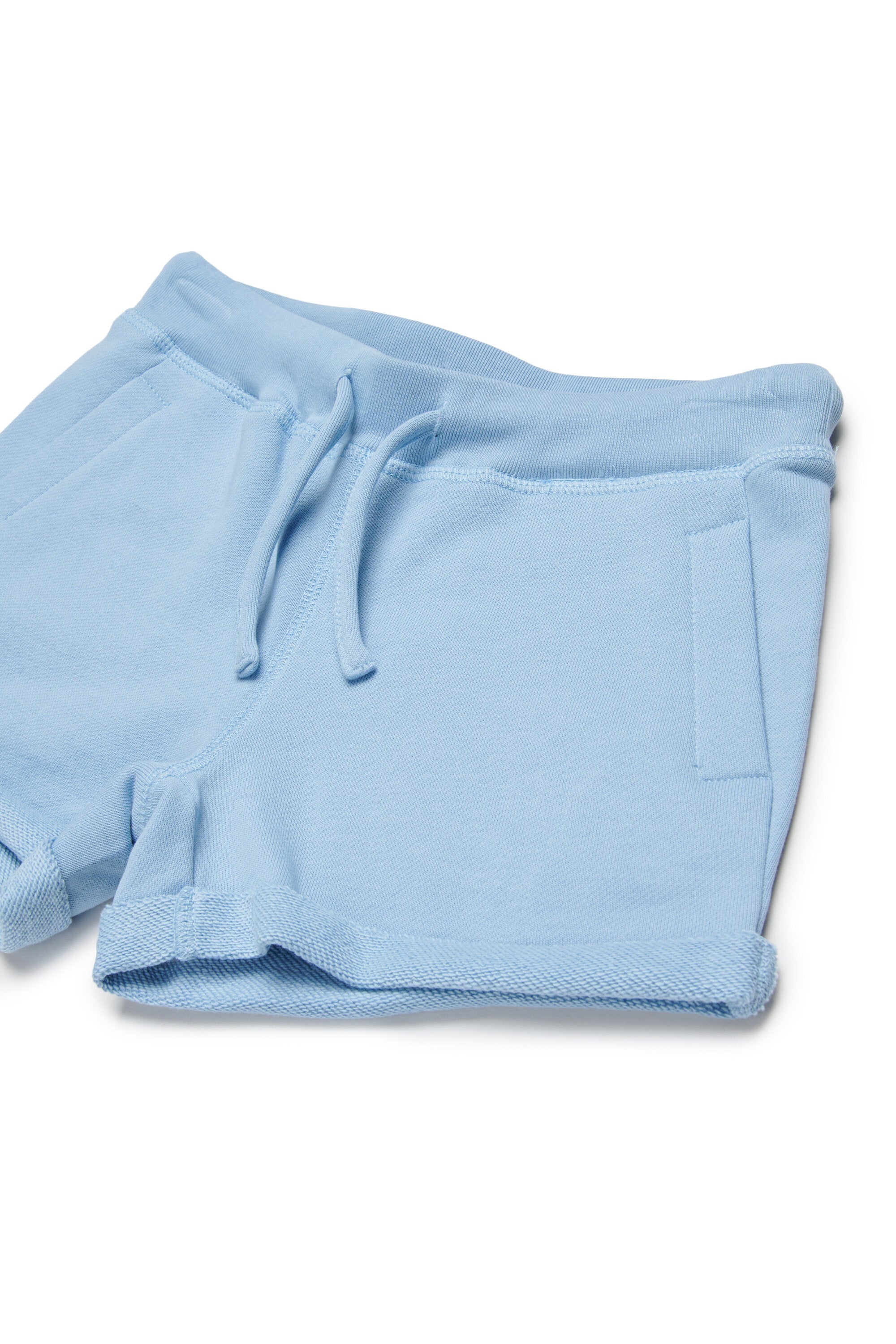 Fleece shorts with logo
