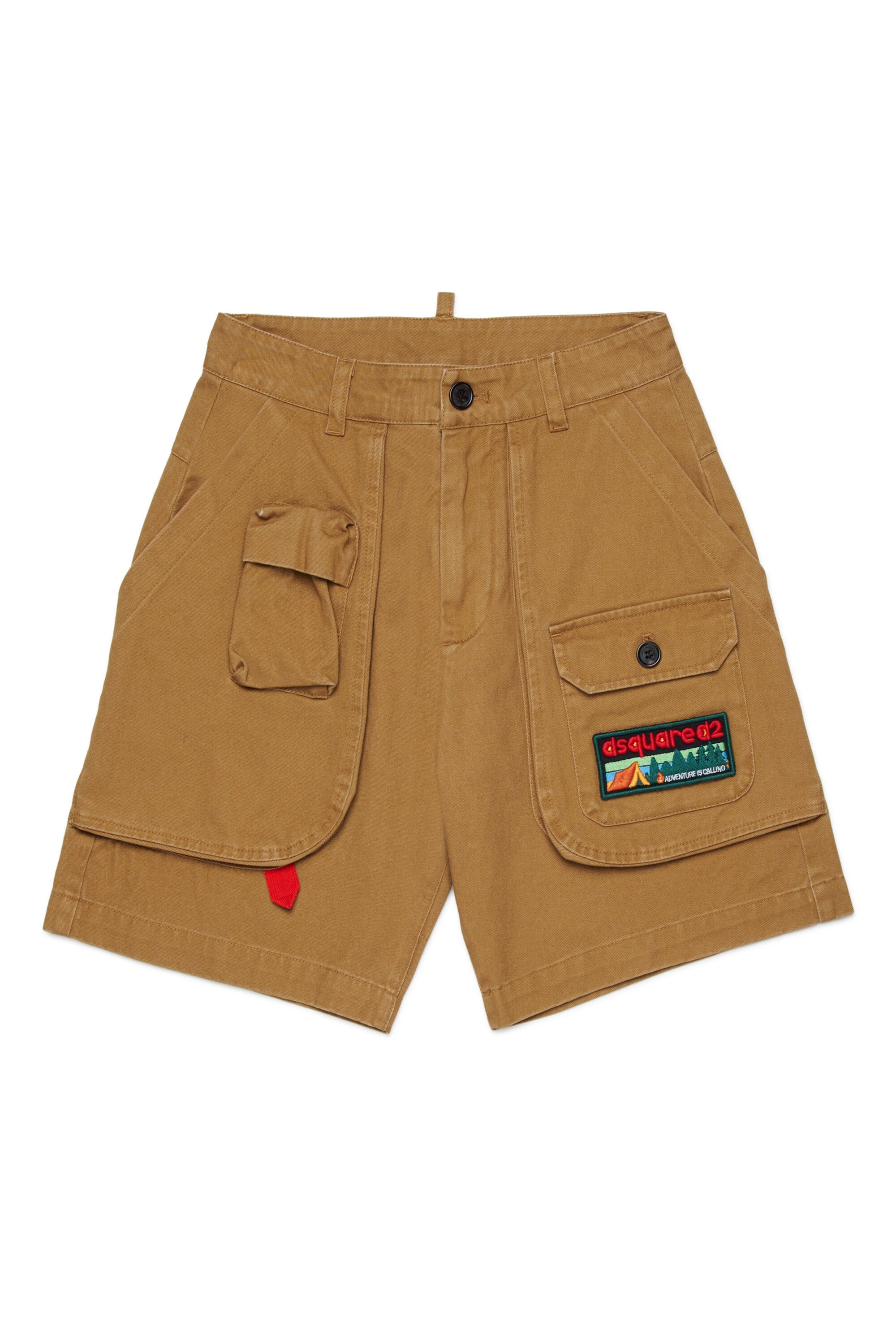 Shorts cargo con logo