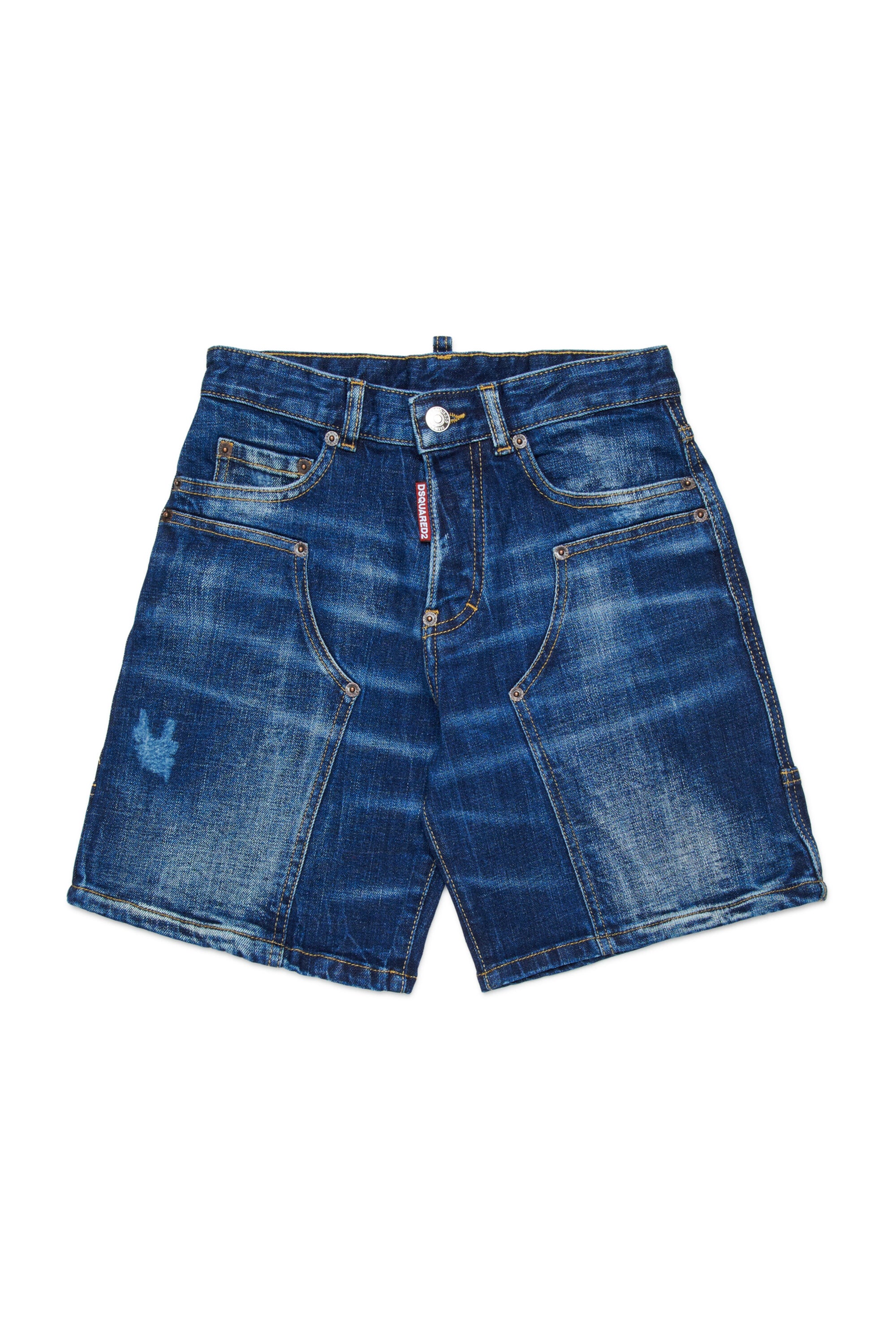 Shorts vaqueros en denim azul oscuro