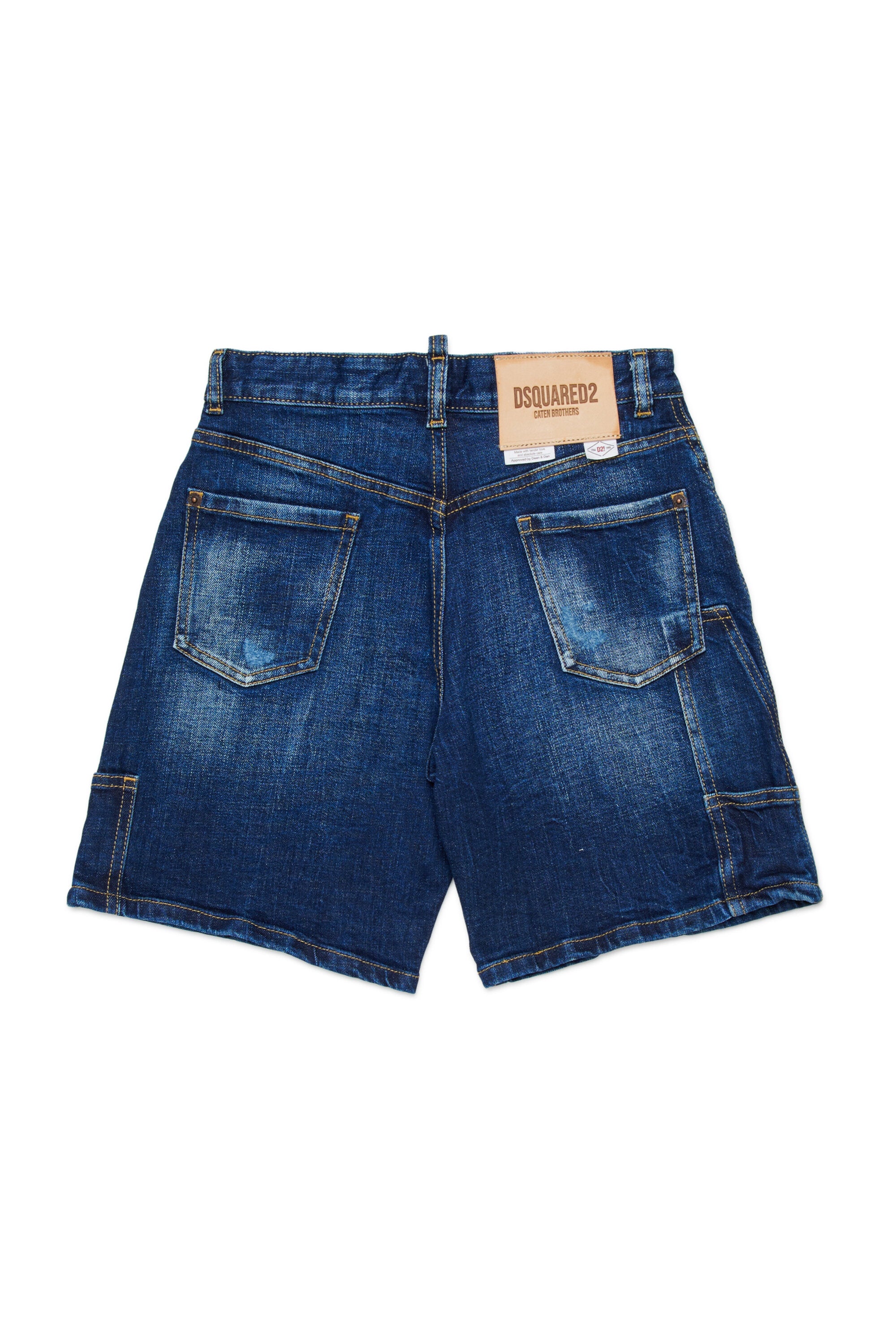 Shorts vaqueros en denim azul oscuro