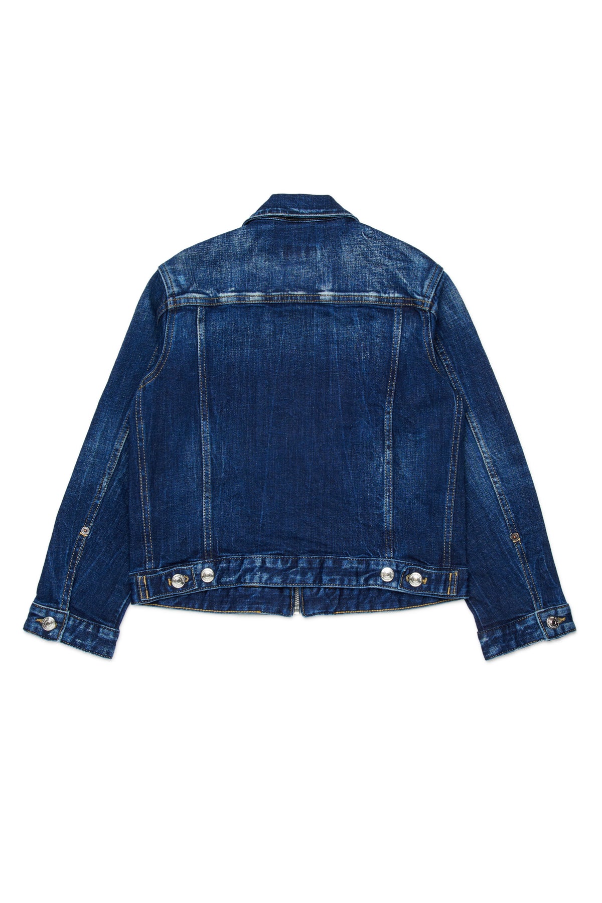 Chaqueta vaquera con logo estampado