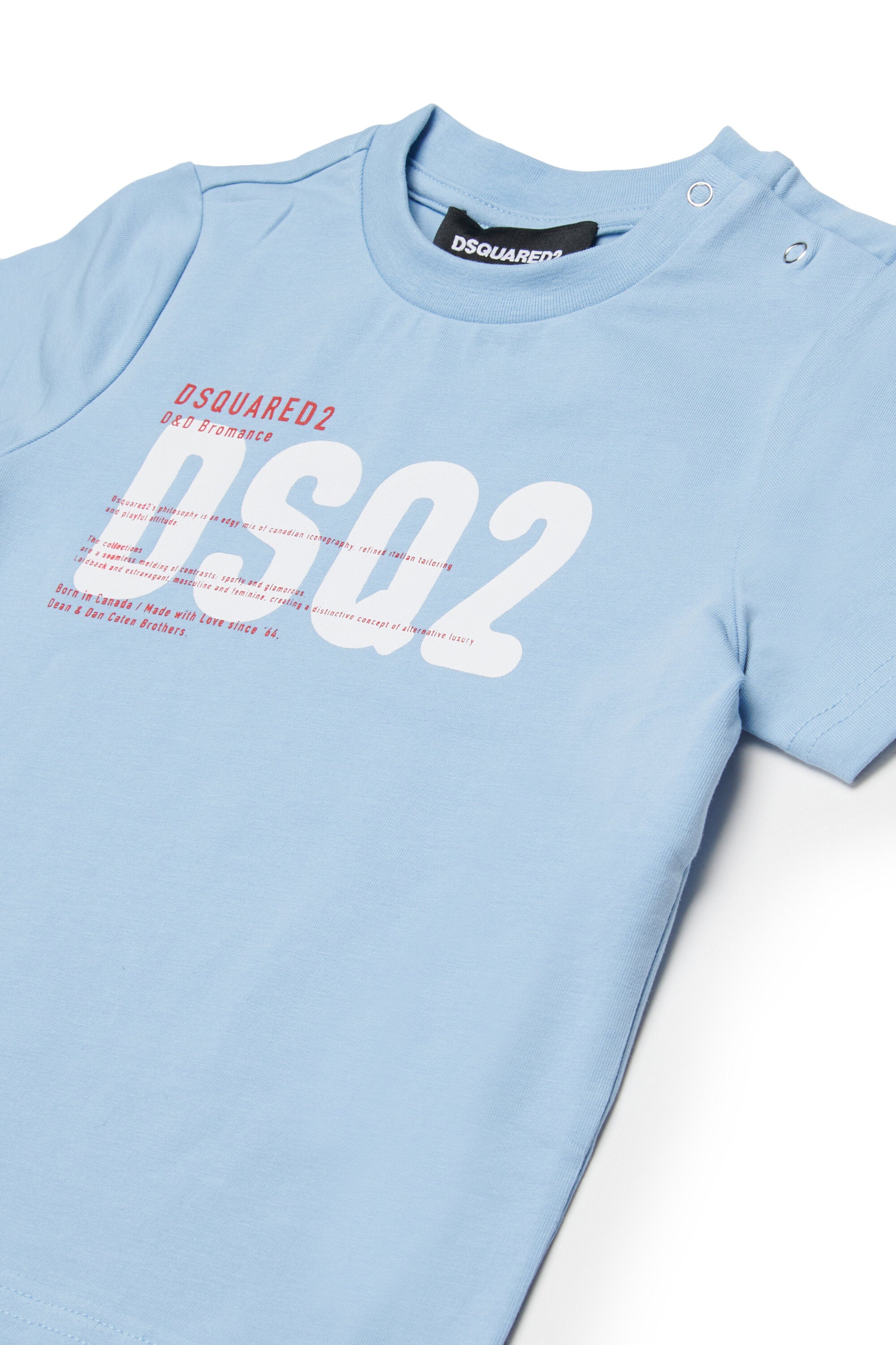 Baby jumpsuit with Dsquared2 logo