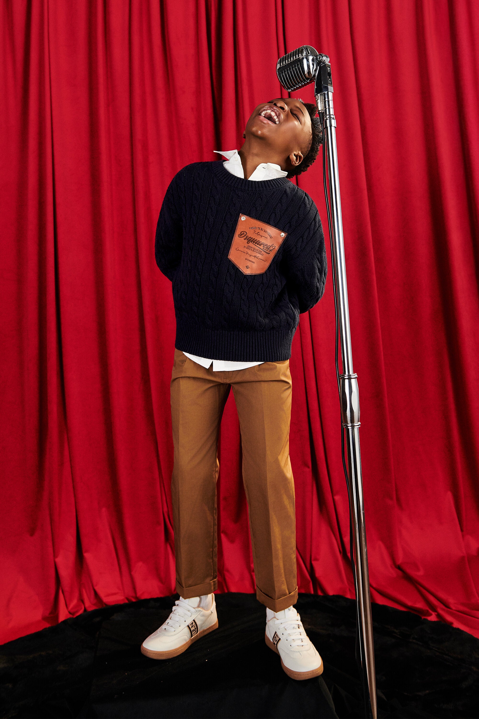 Pantalones chino de color liso