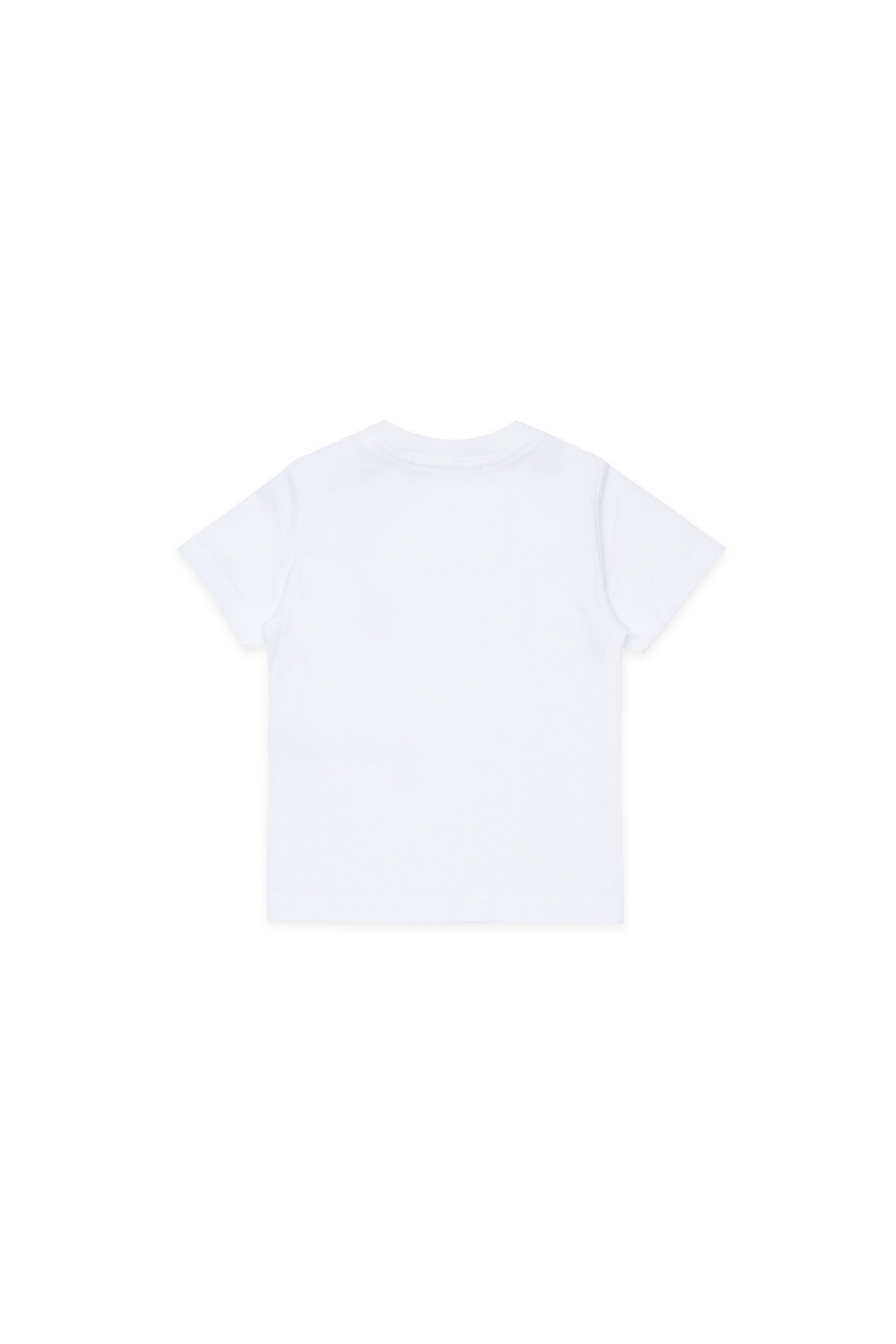 Camiseta de cuello redondo con logo DSQ2