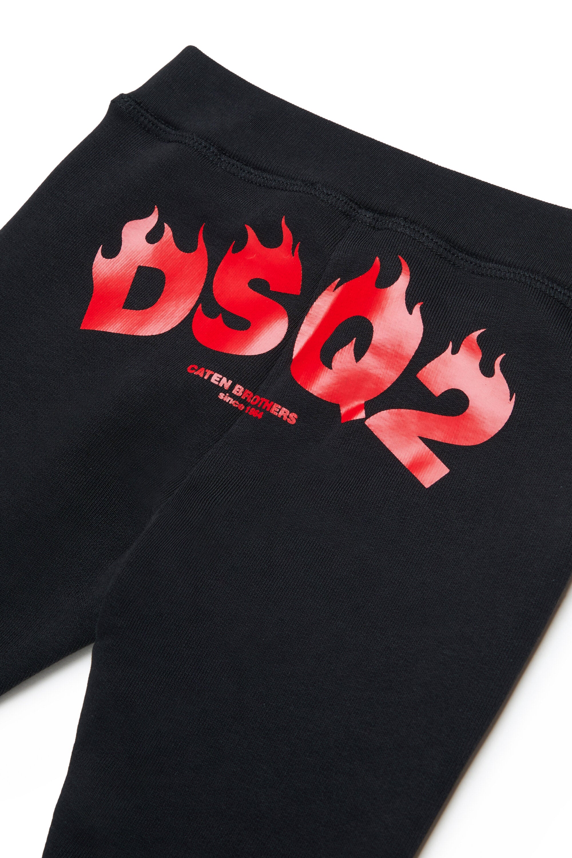 Pantalones de felpa con logo DSQ2