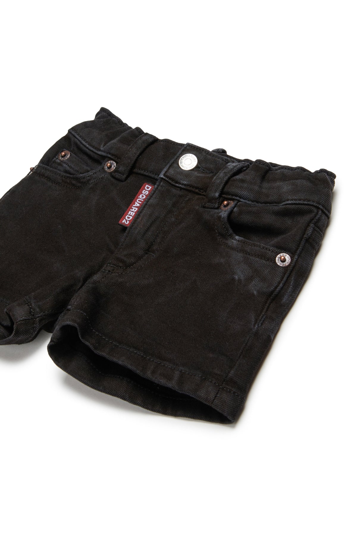 Shorts vaqueros con logo