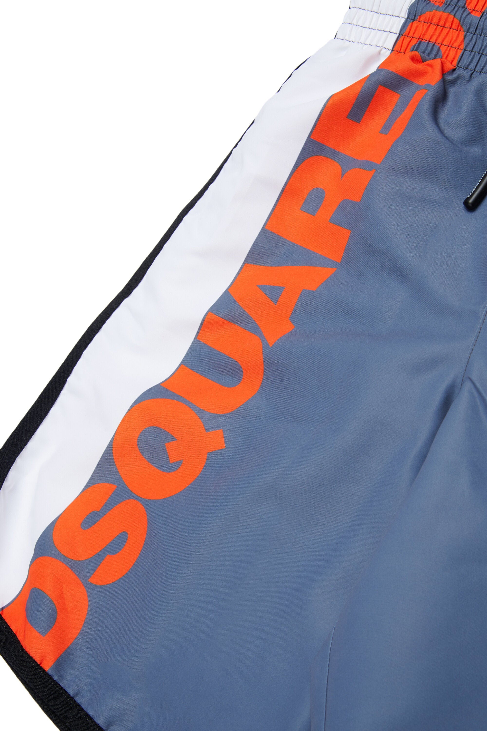 Boxer swim shorts with logo