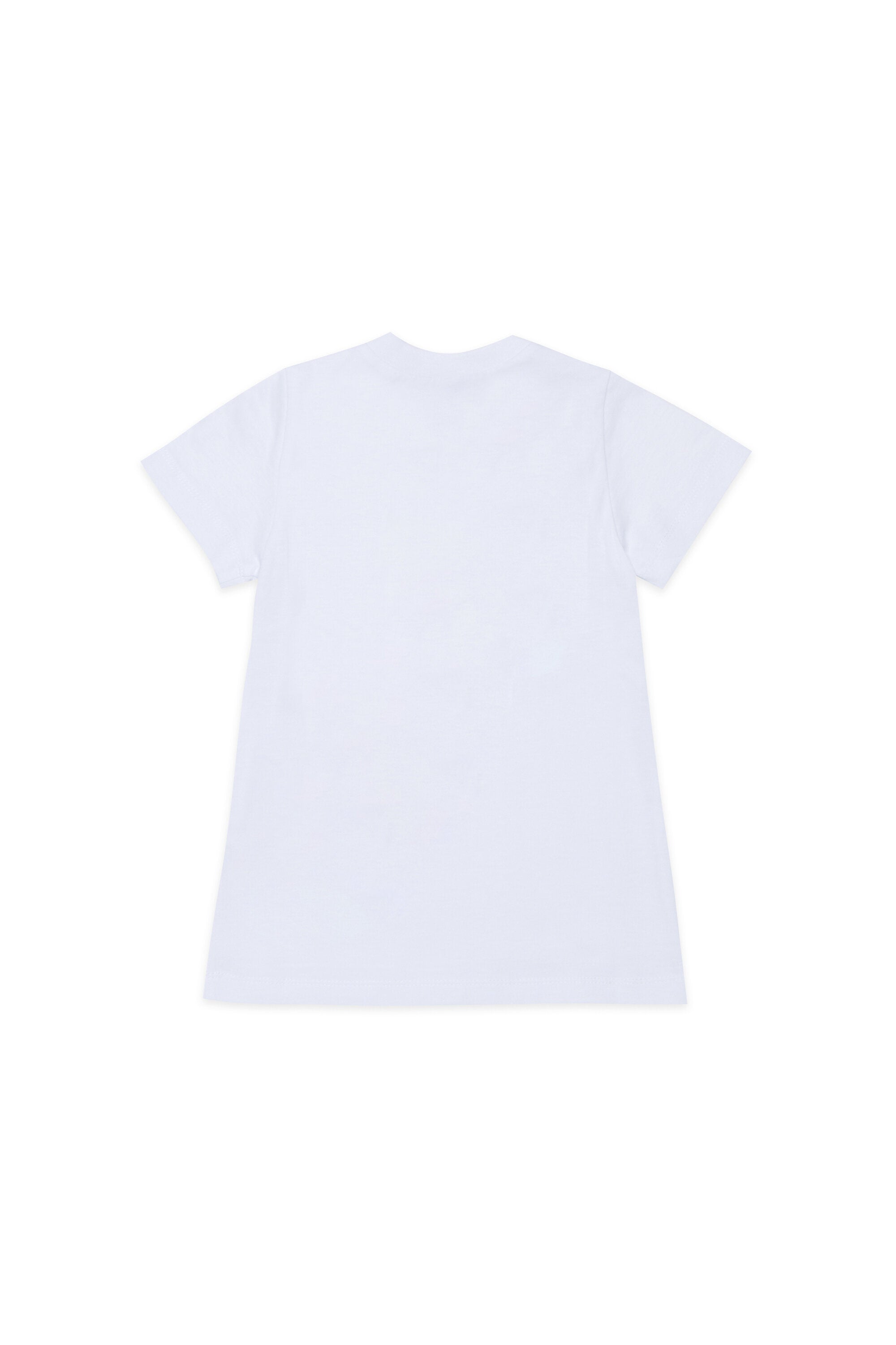 Camiseta oversize con logo tridimensional