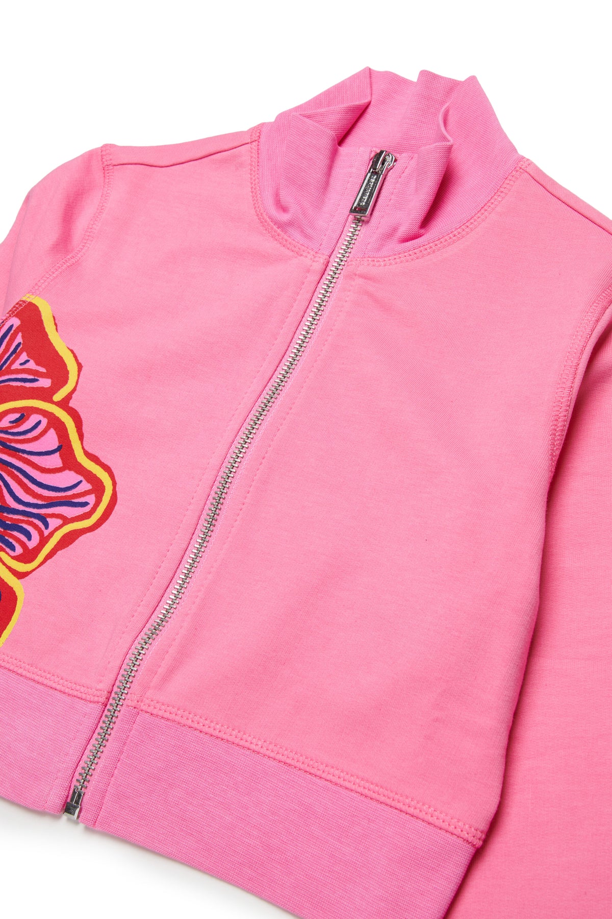 Sudadera con cremallera completa y logo