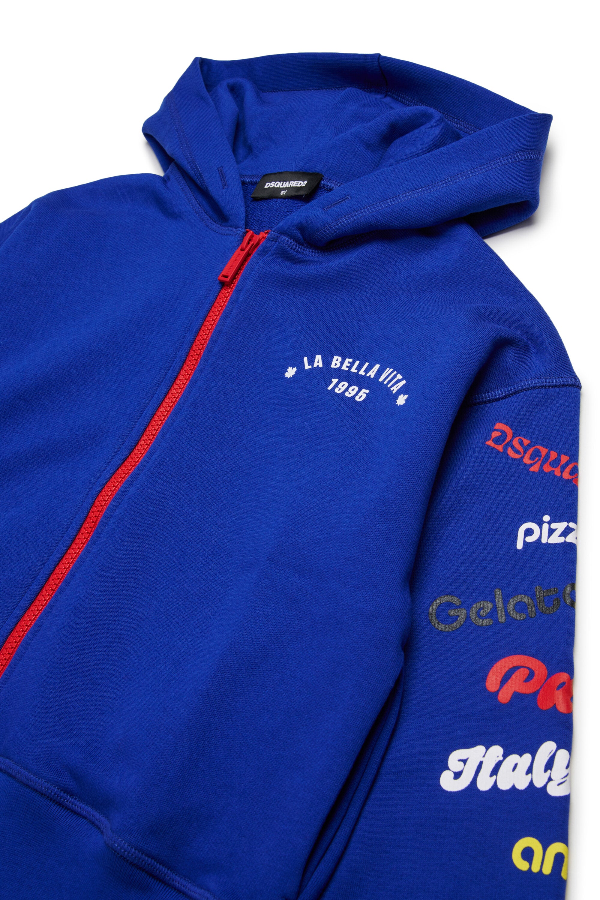 Full-zip sweatshirt with logo