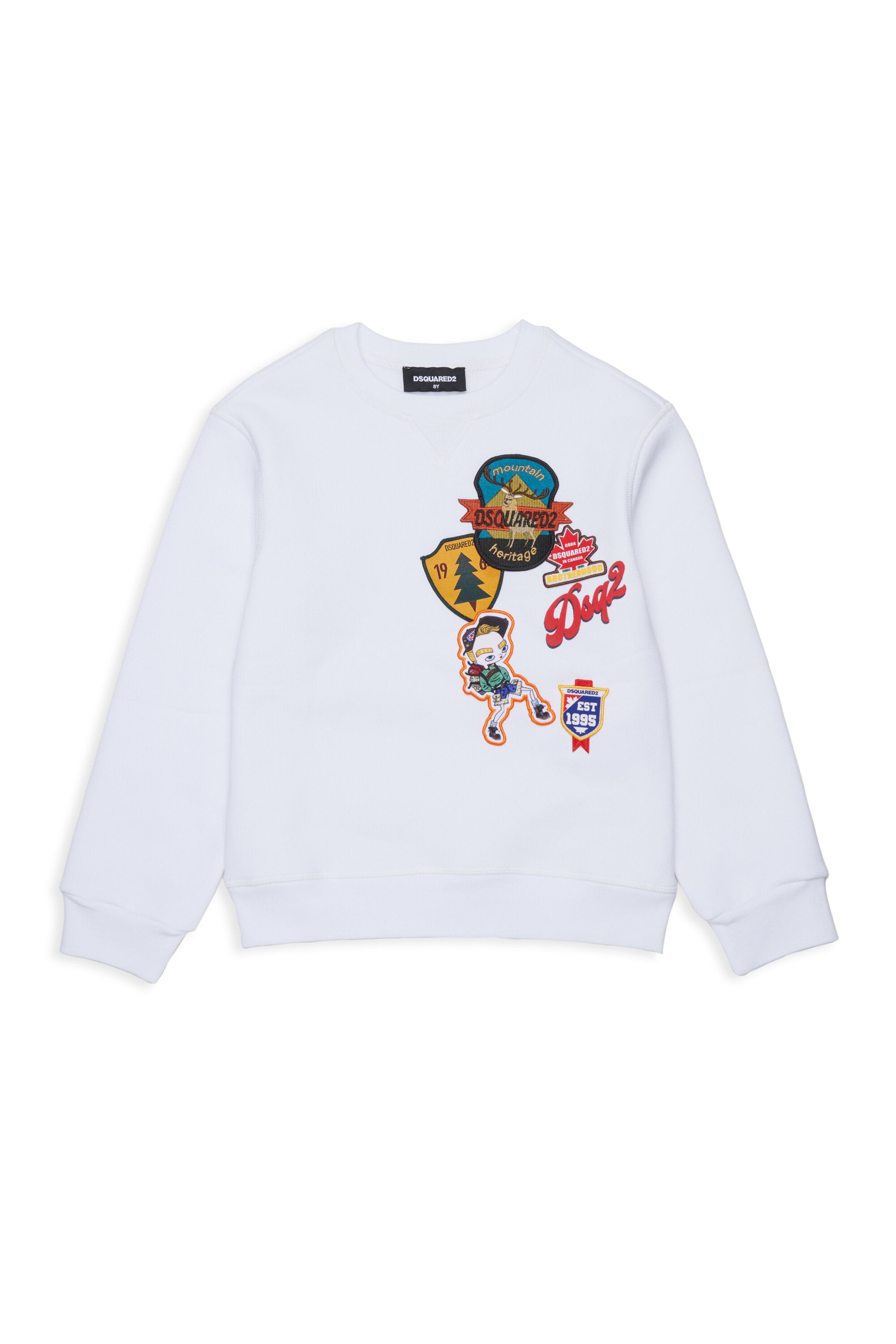 Sudadera de cuello redondo con logo
