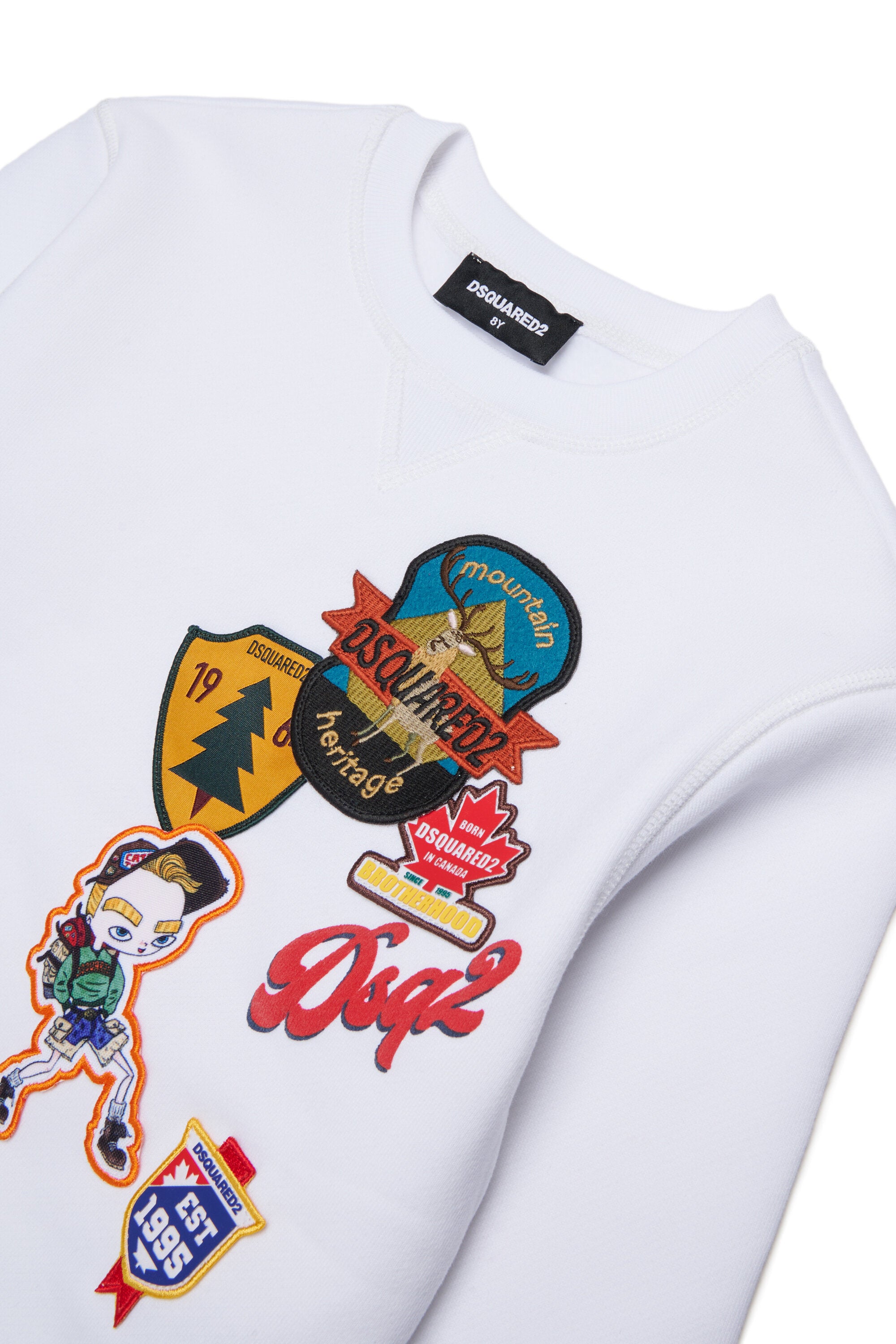 Sudadera de cuello redondo con logo