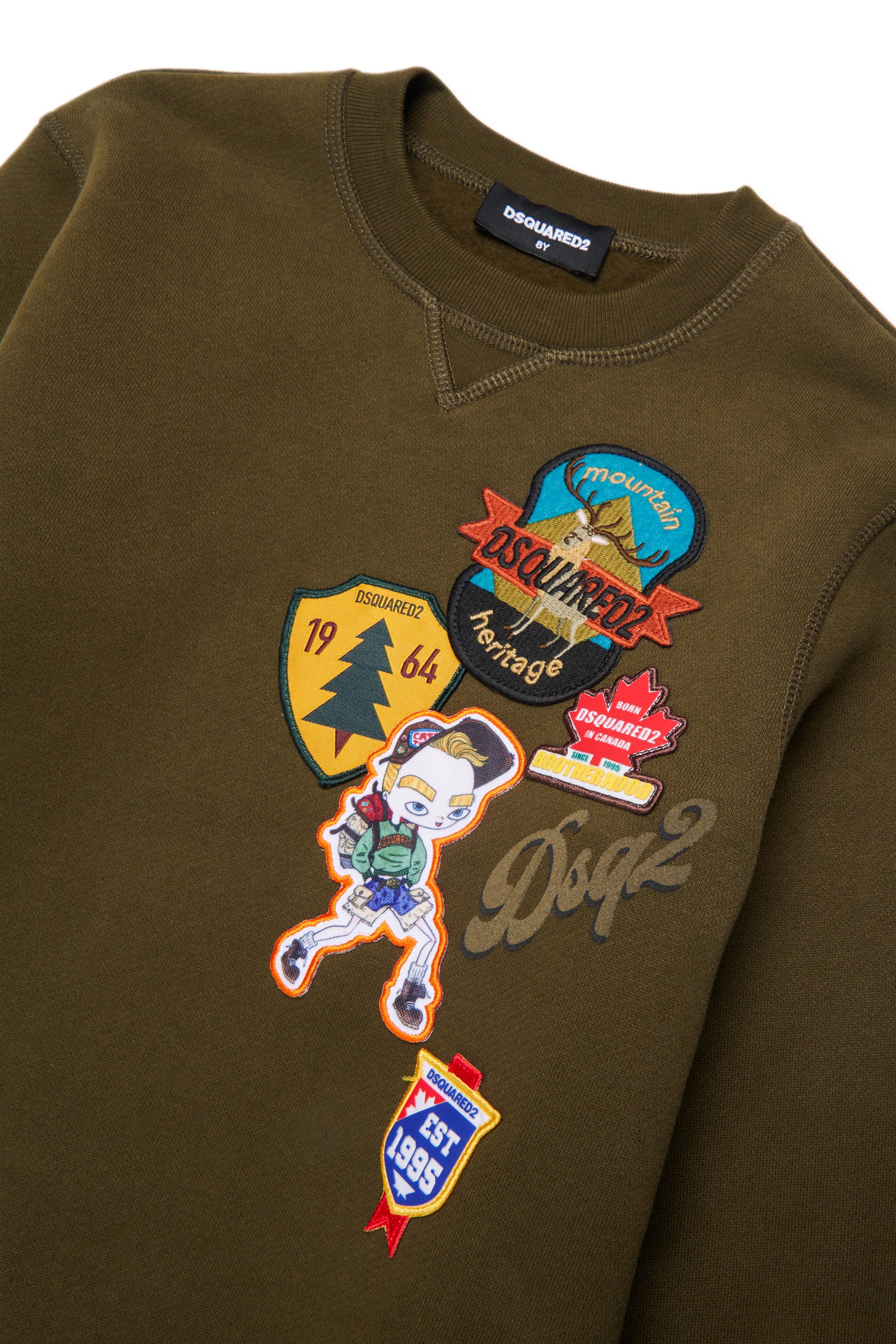 Sudadera de cuello redondo con logo