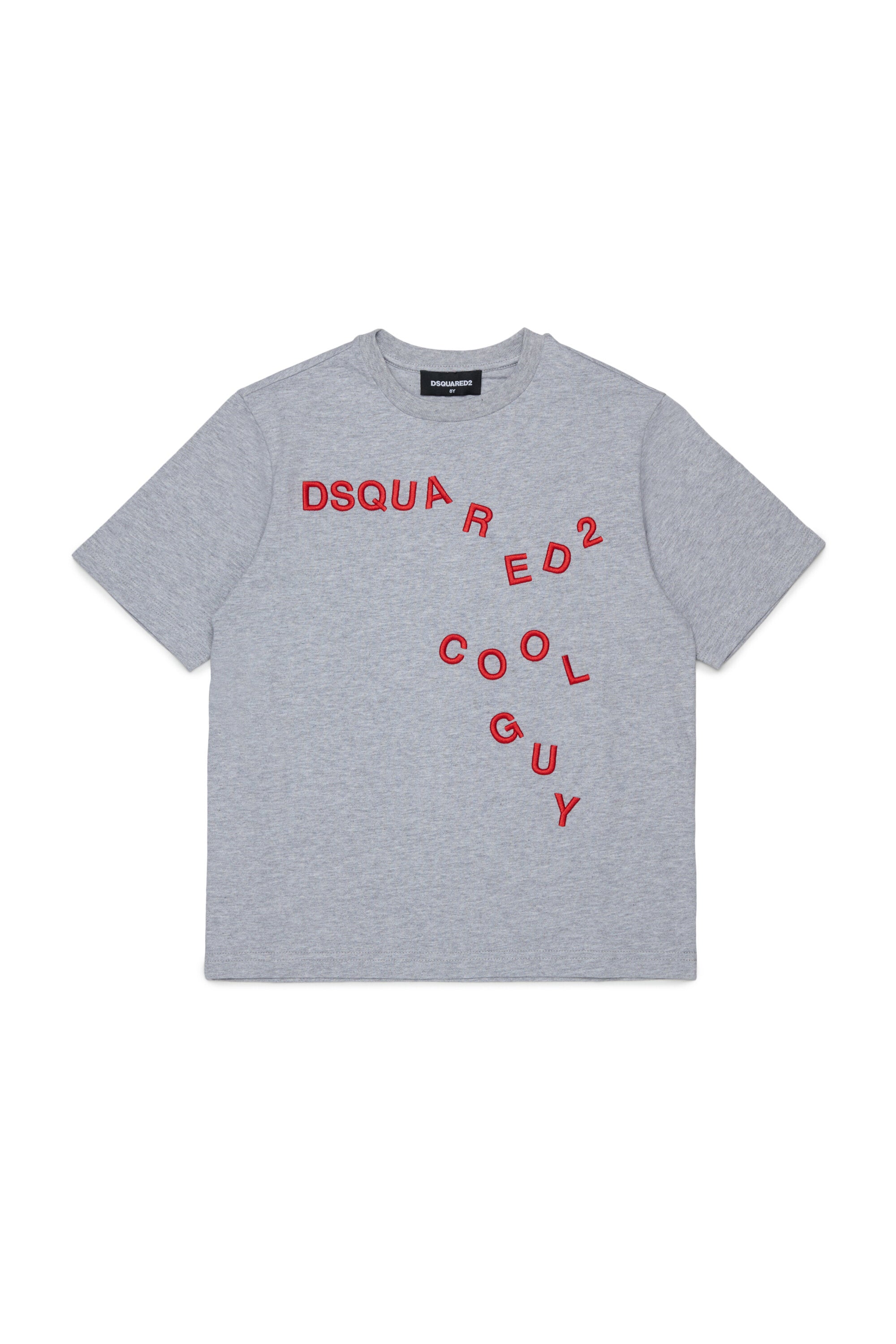 T-shirt with embroidered front logo