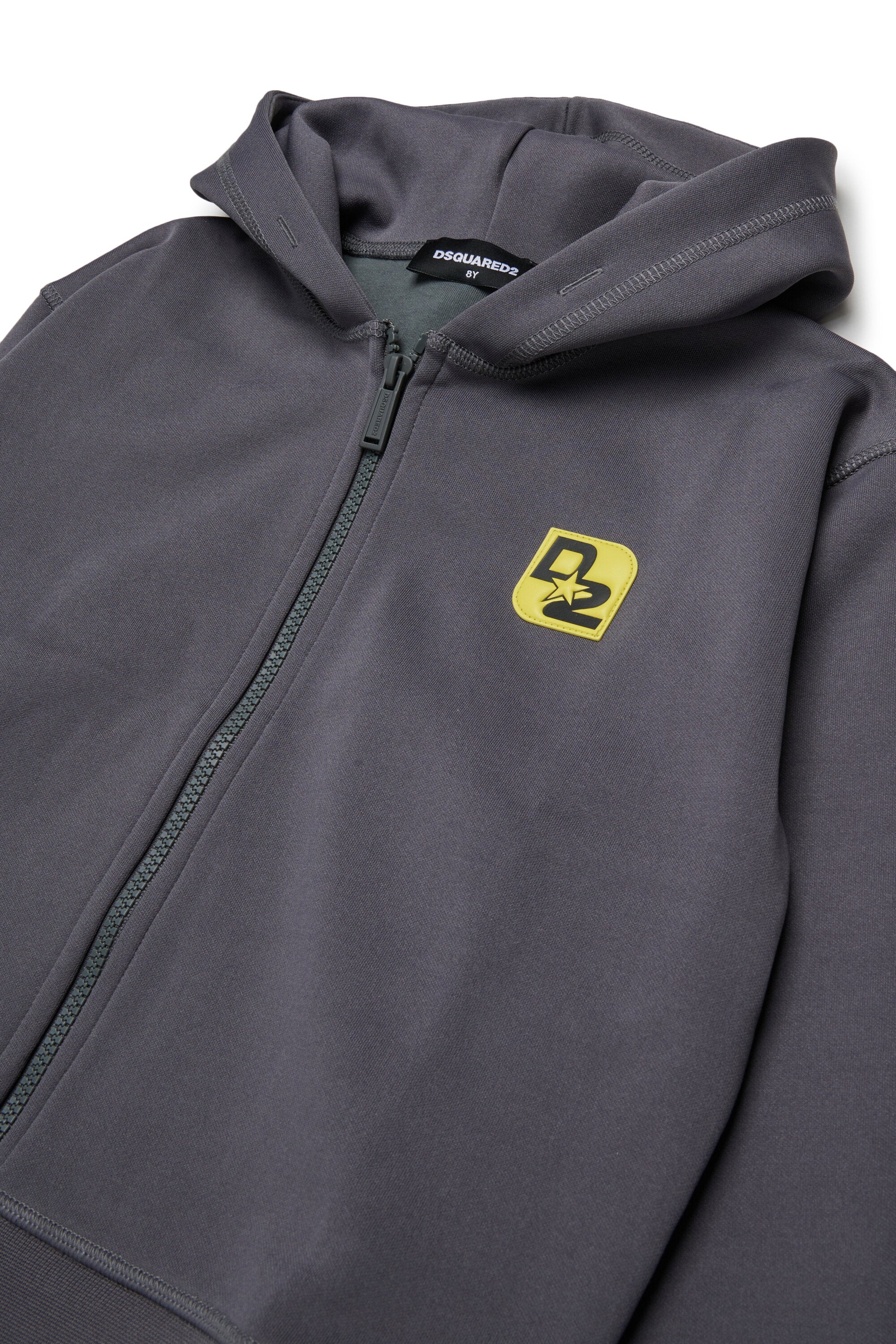 Sudadera con cremallera y logo