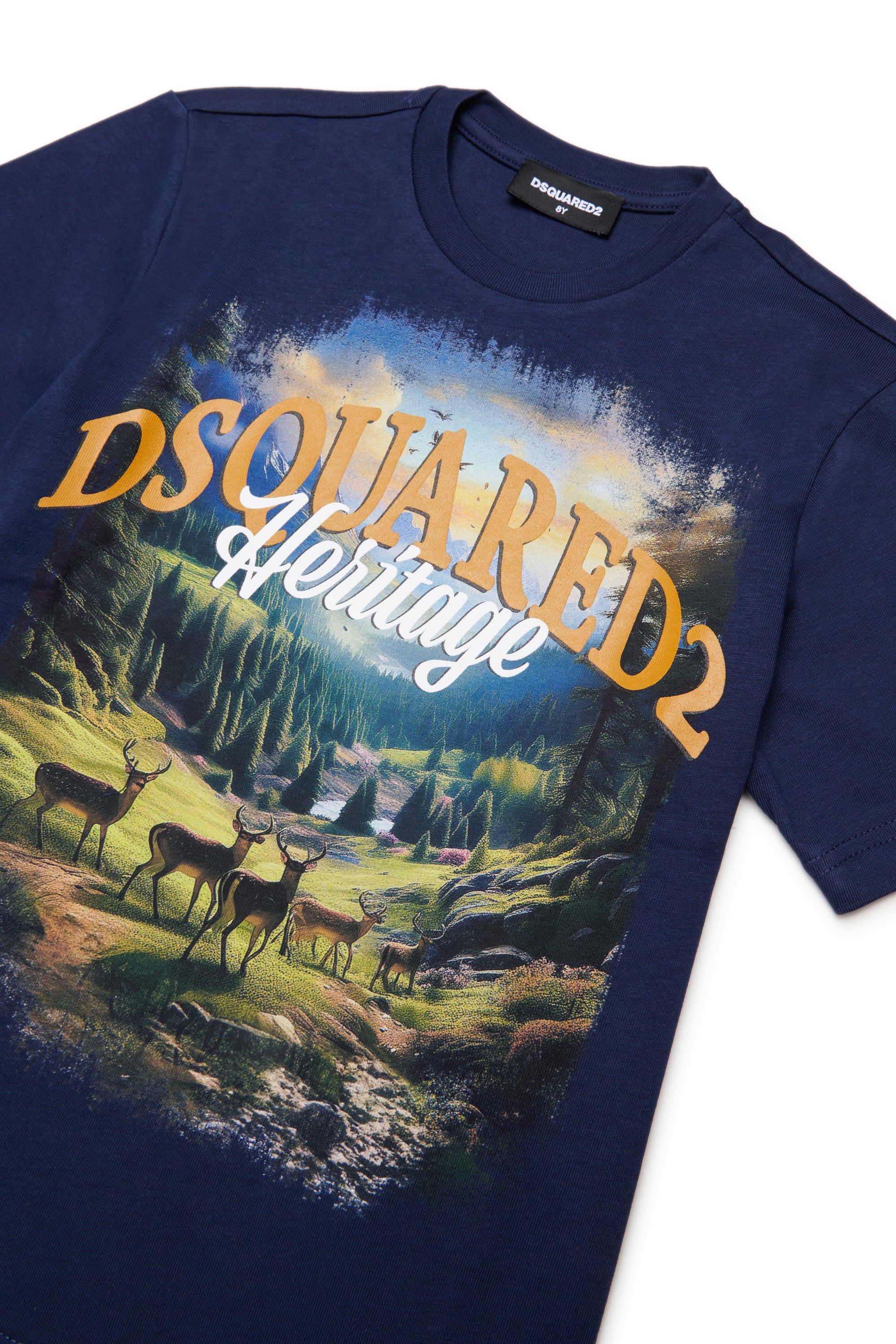 T-shirt with printed logo