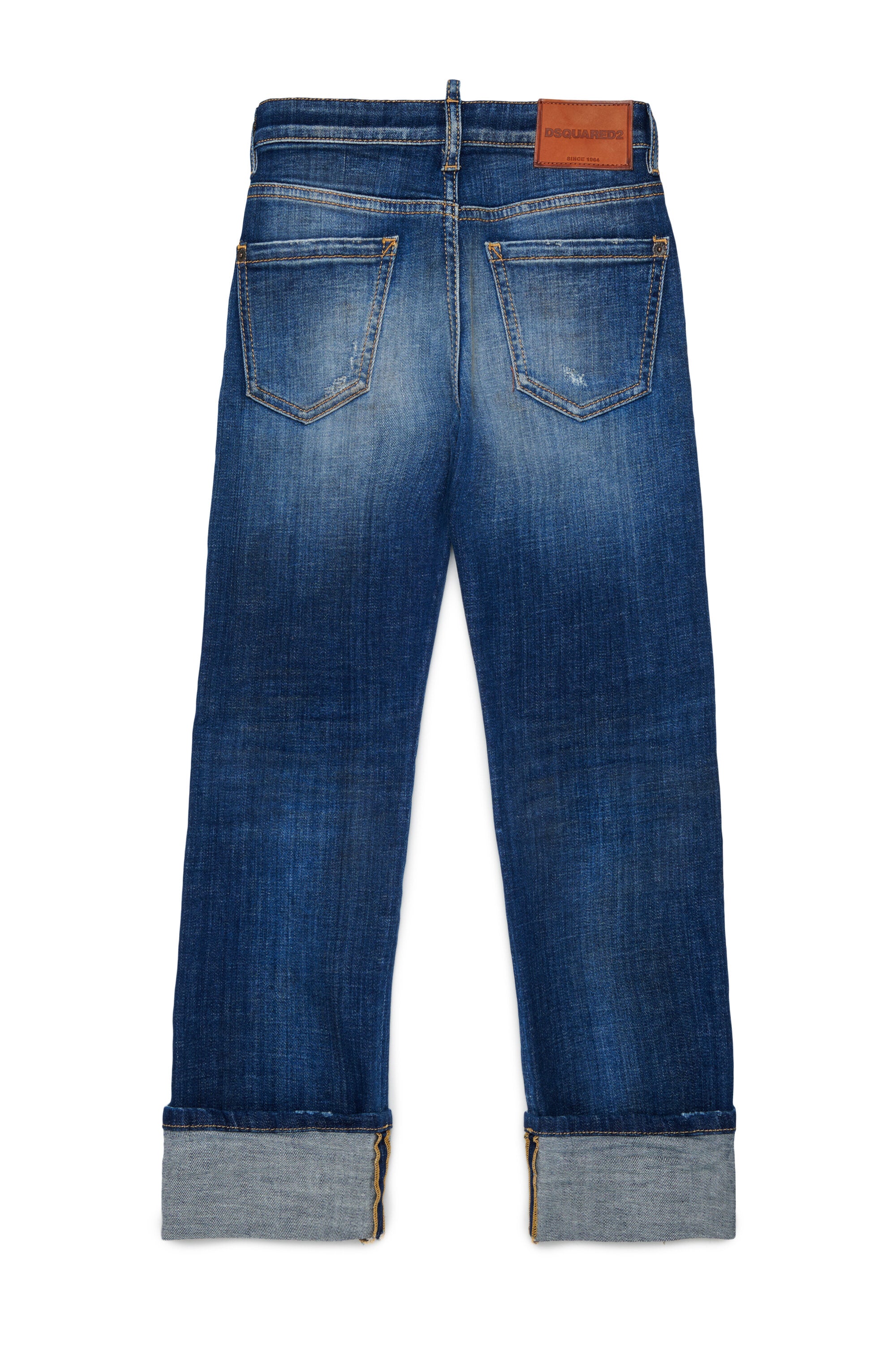 Jeans corte recto lavado azul medio - Tomboy