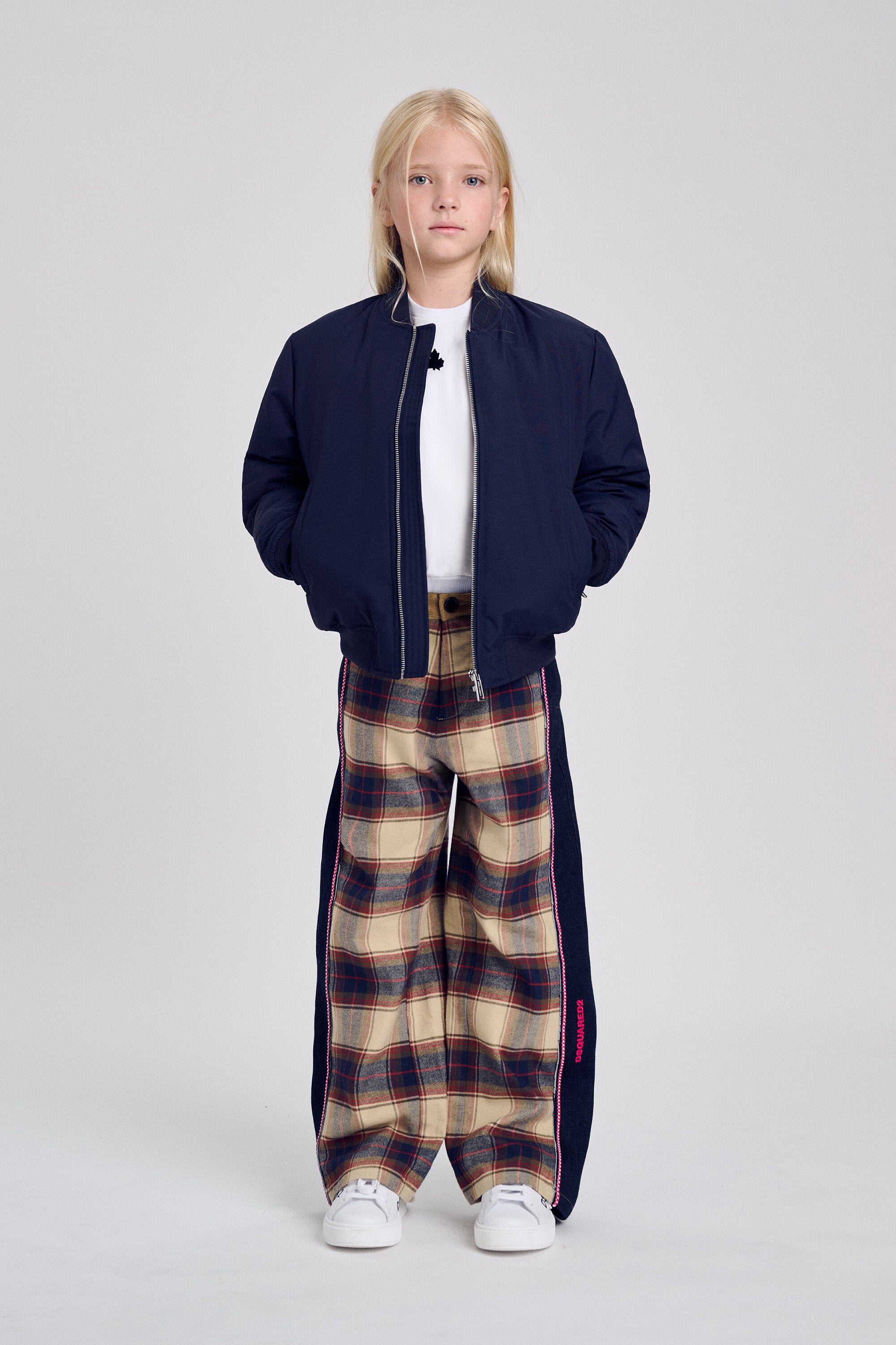 Checked pants