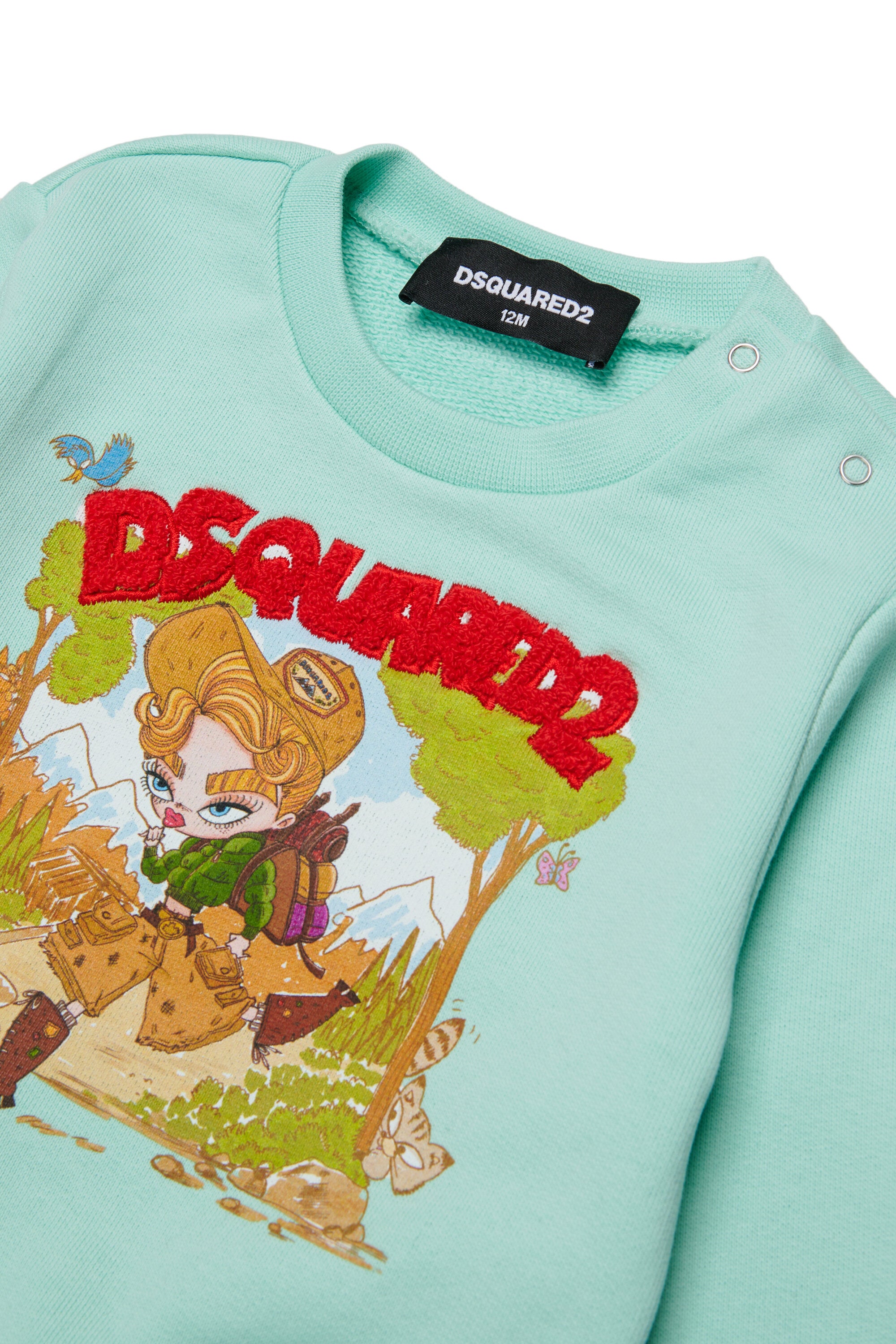 Sudadera de cuello redondo con logo