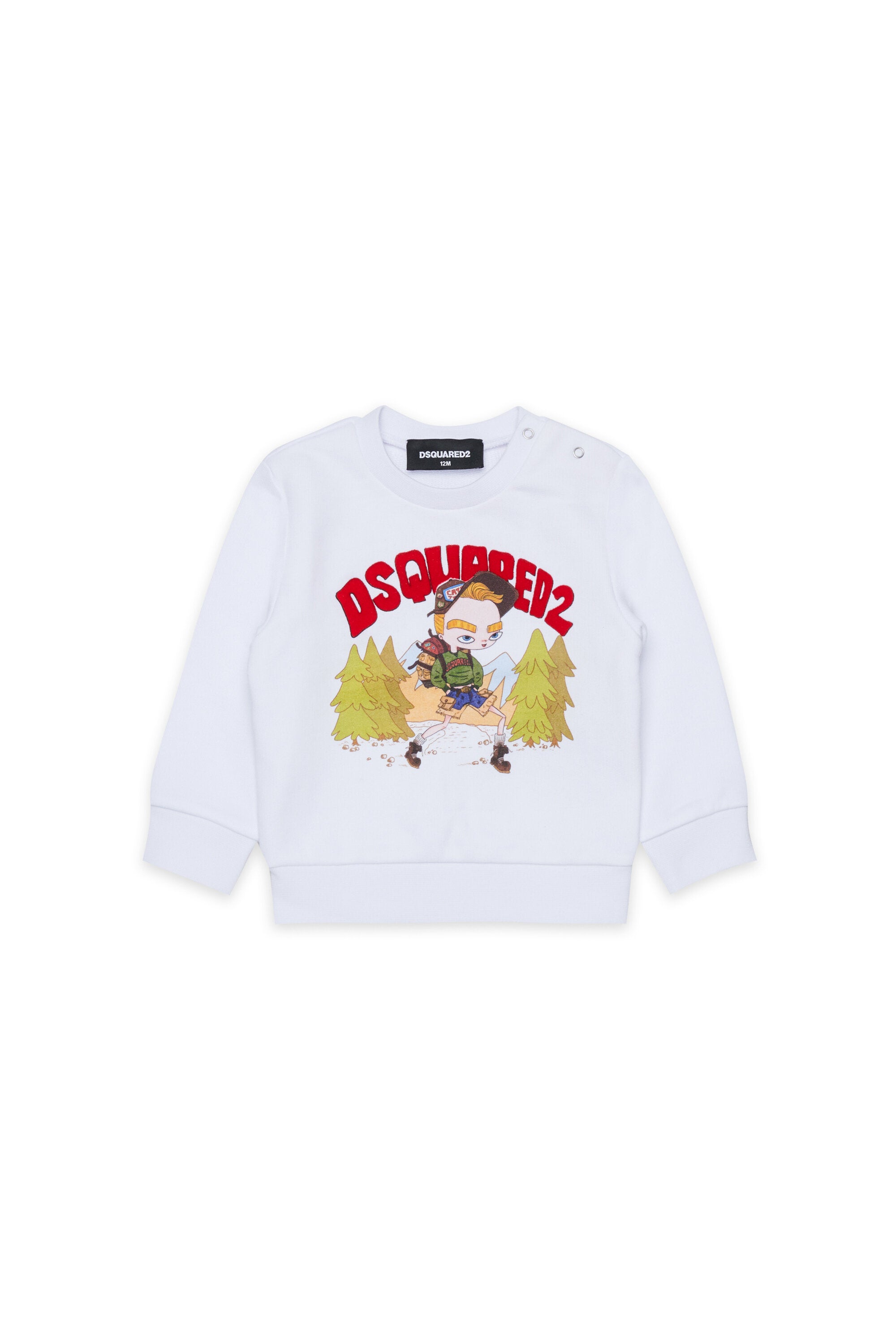 Sudadera de cuello redondo con logo