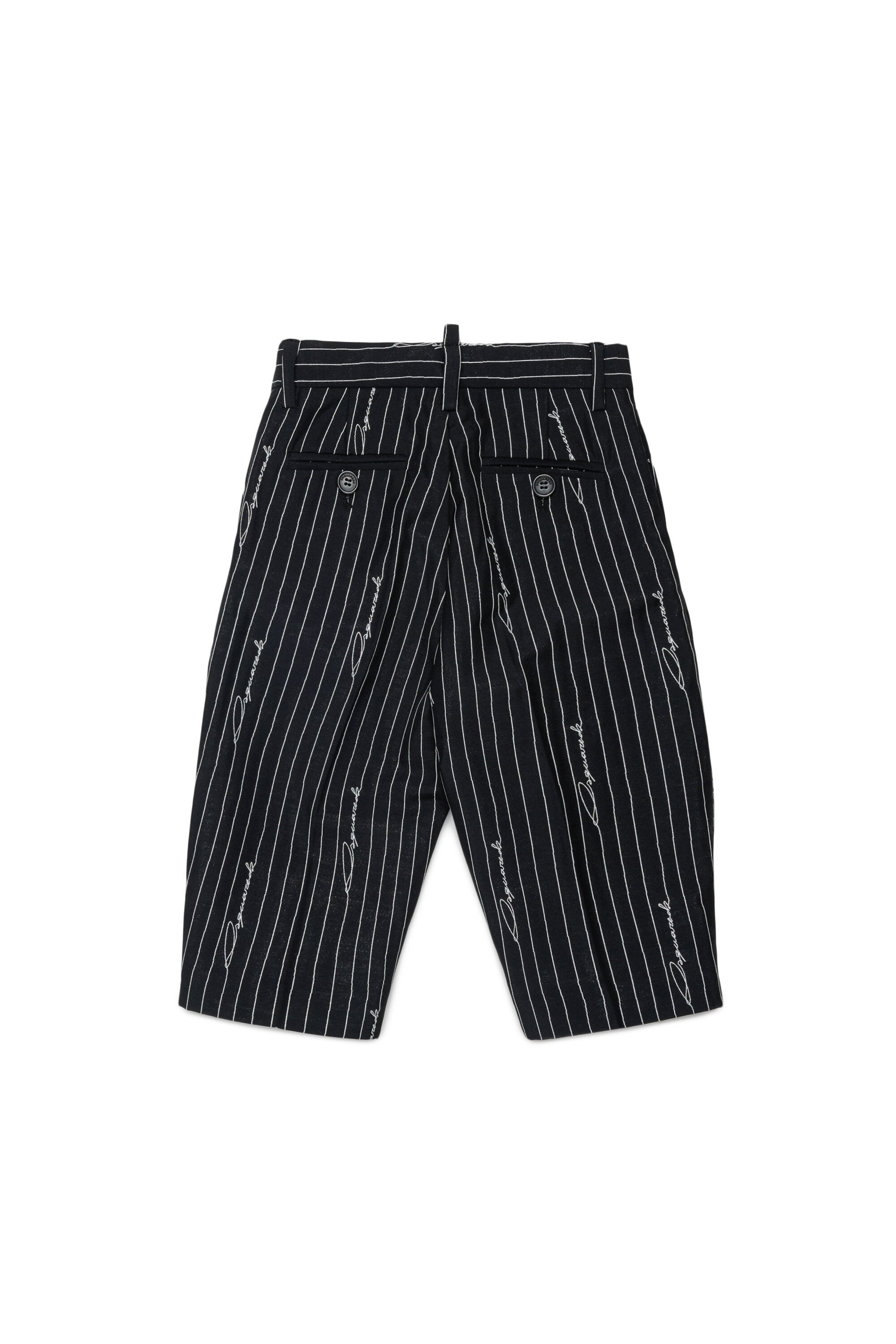 Pantalón formal de raya diplomática con pinzas