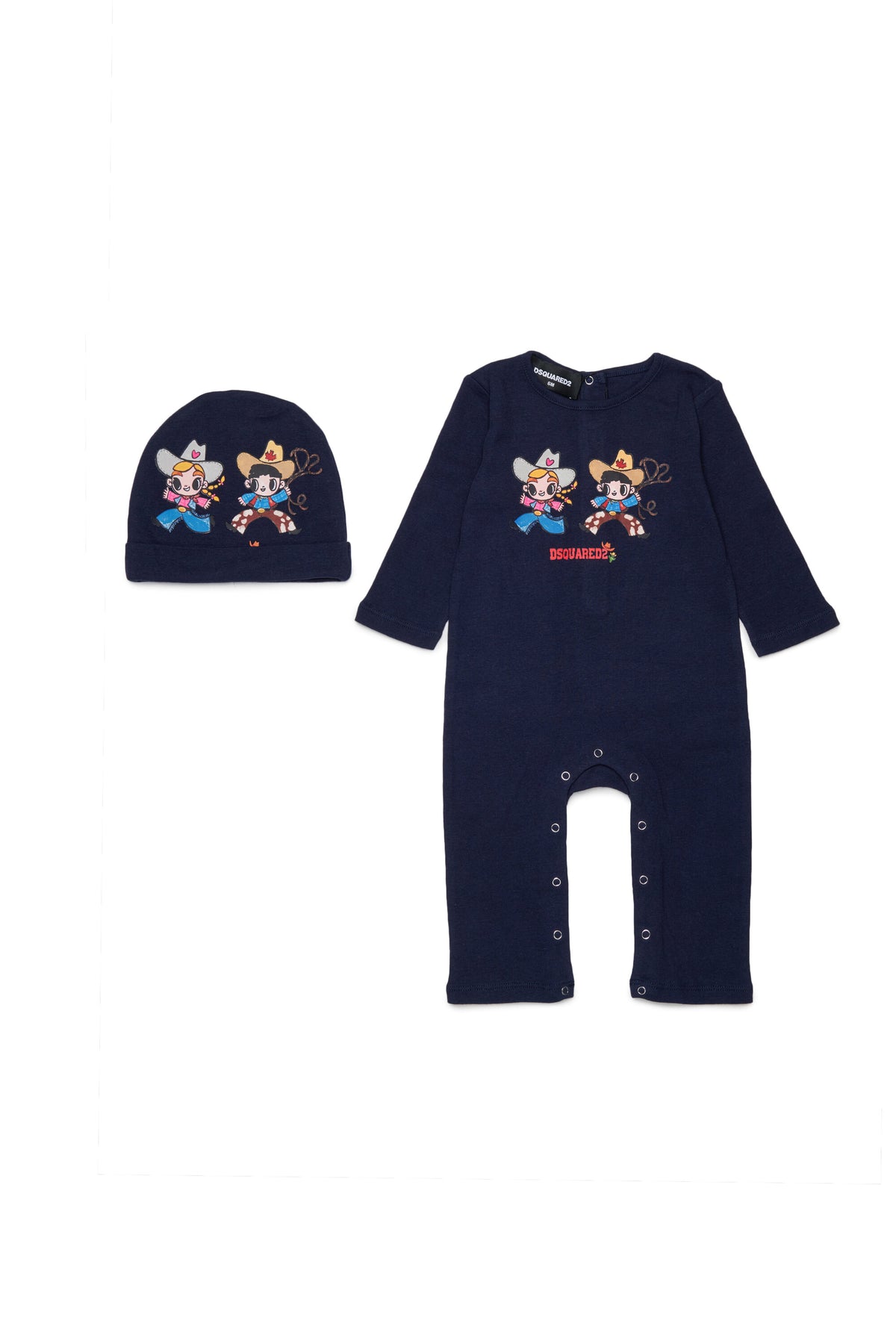 Set para recién nacido con estampado de vaquero