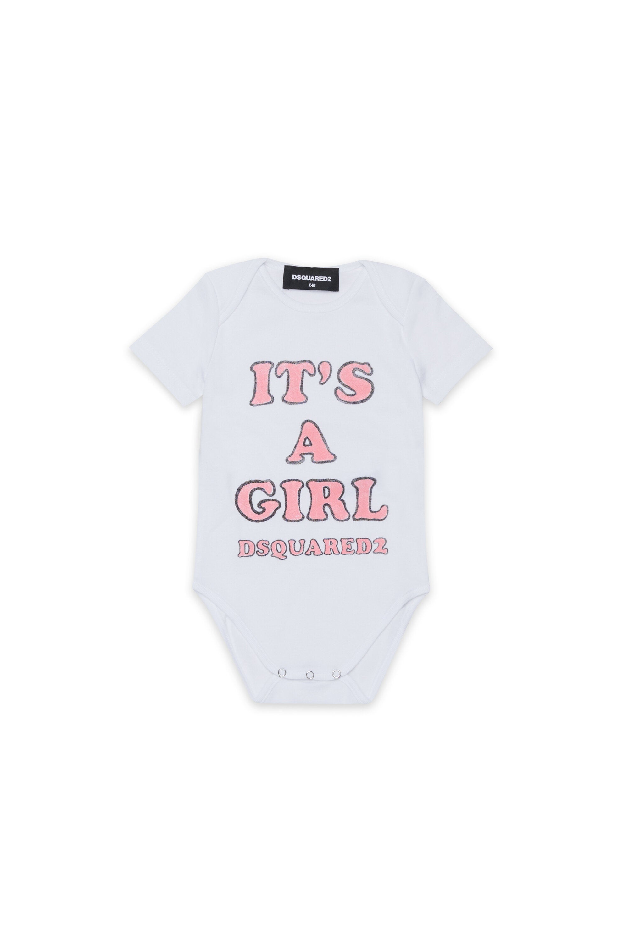Short-sleeved bodysuit with logo