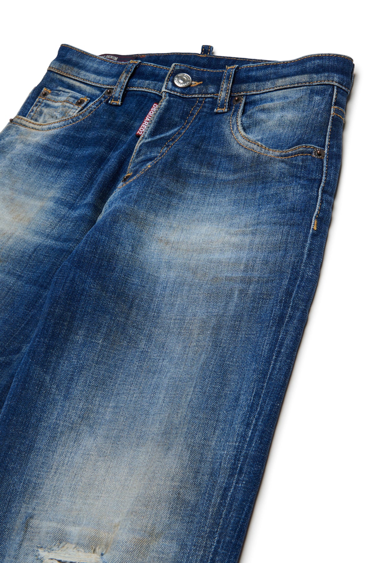 Relaxed fit jeans in light blue wash - Baggy