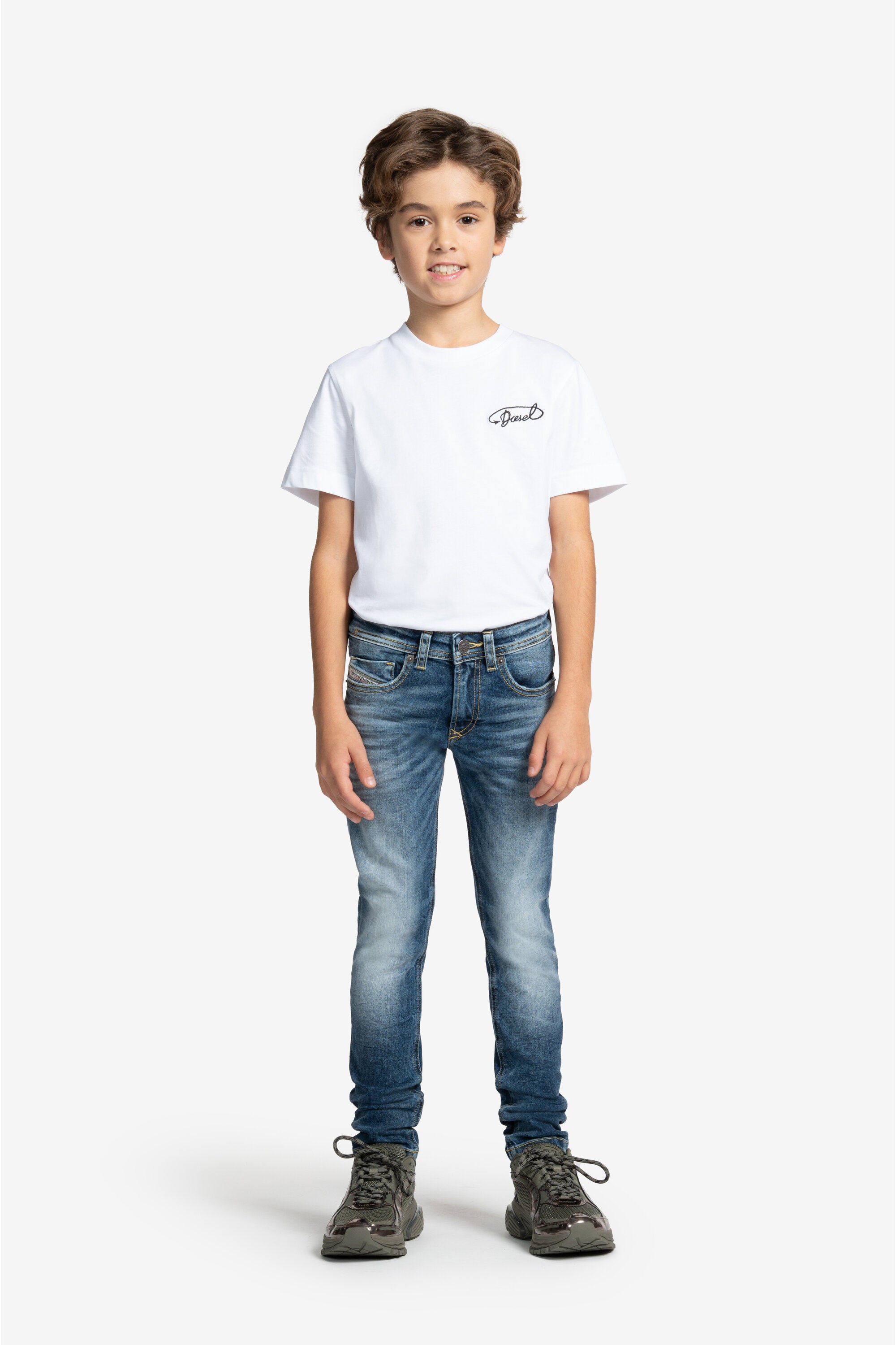 Shaded dark blue skinny jeans - 1979 Sleenker