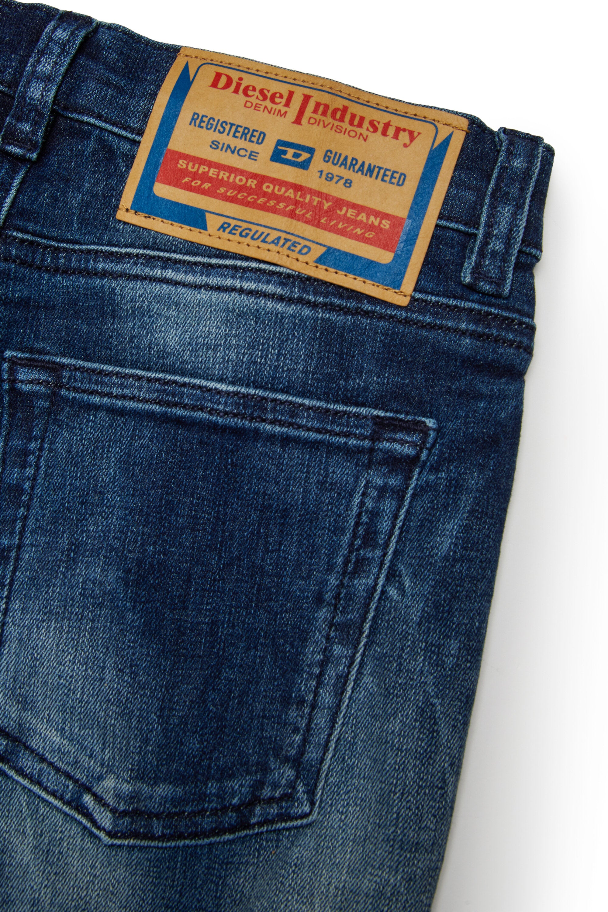 Vaqueros regular azul oscuro con rotos - 2010