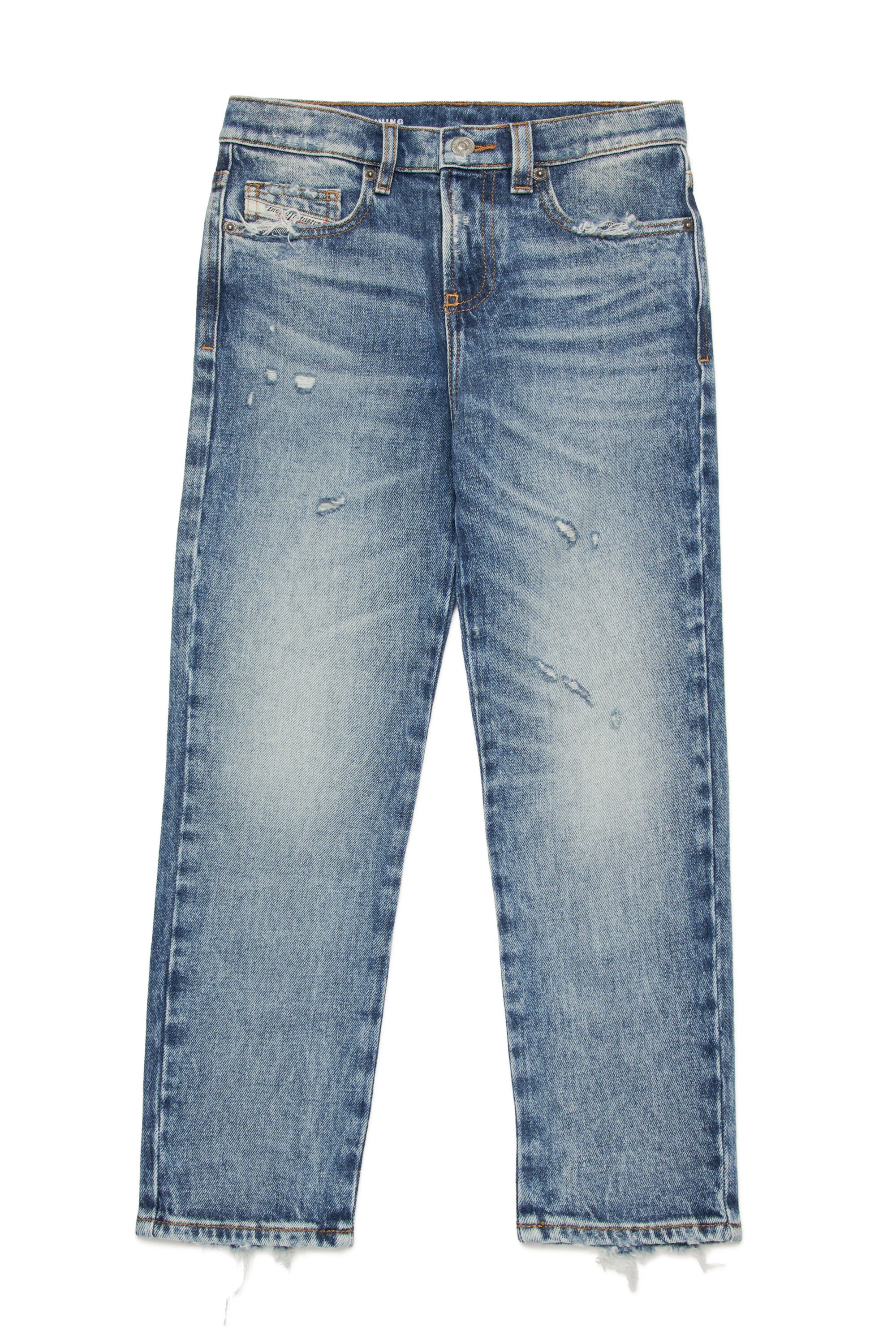 Shaded straight jeans with abrasions - 2020 D-Viker