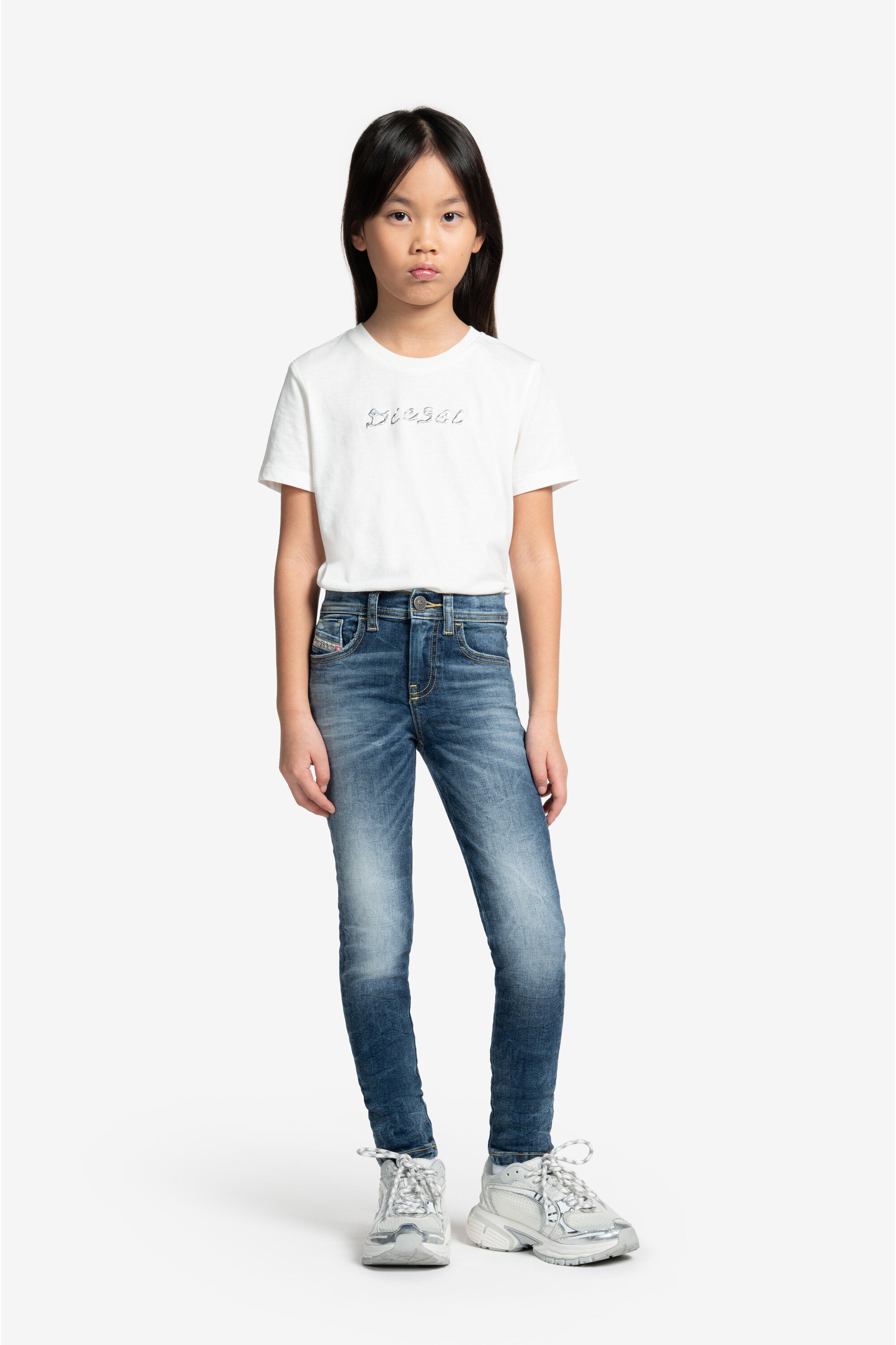 Shaded dark blue skinny jeans - 2017 Slandy