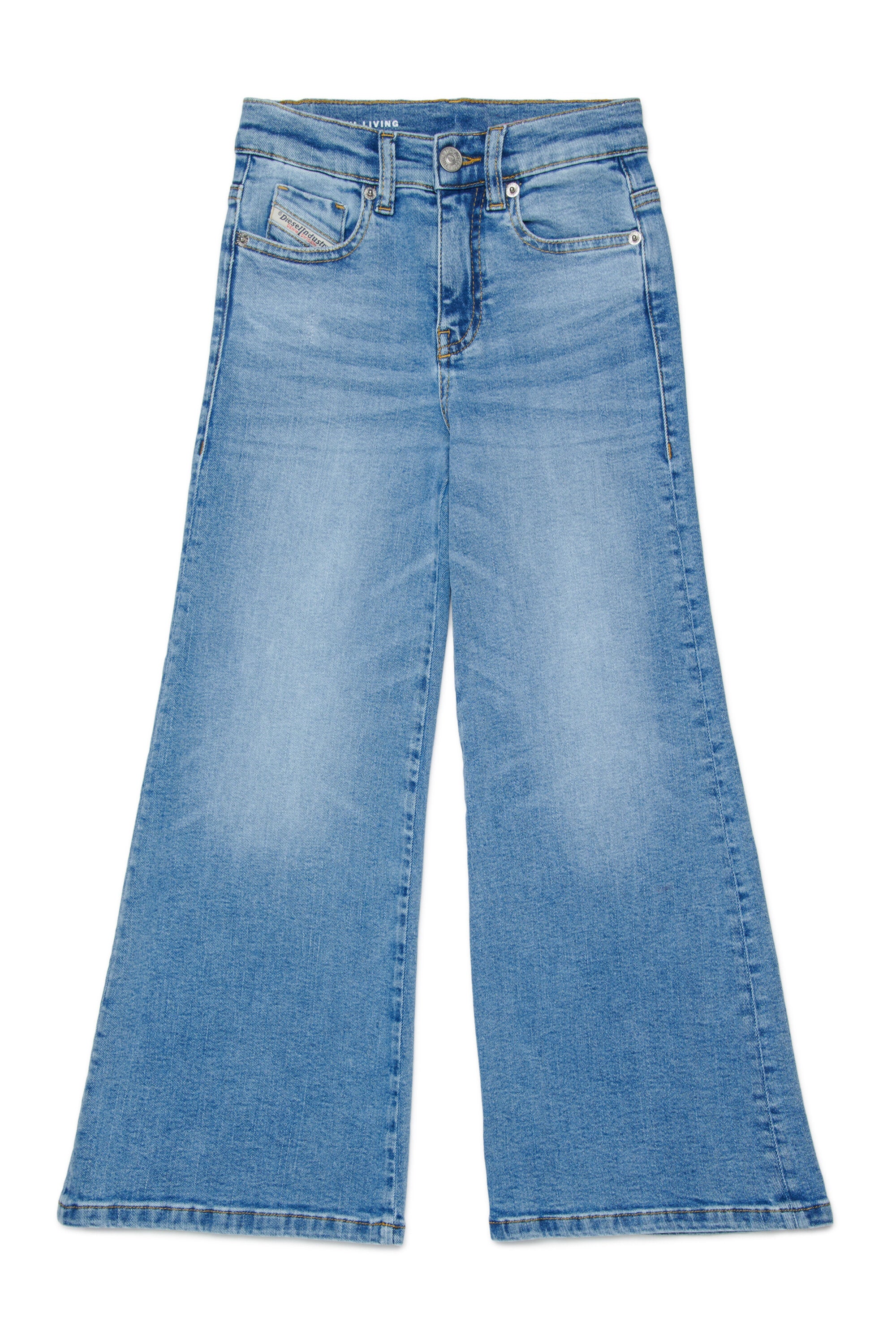 Jeans flare fit lavado azul claro -1978