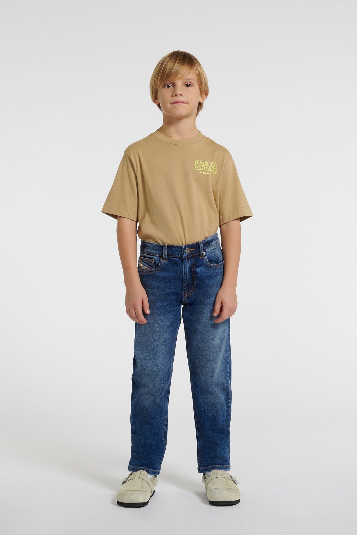 Jeans corte regular azul medio - D-Lucas