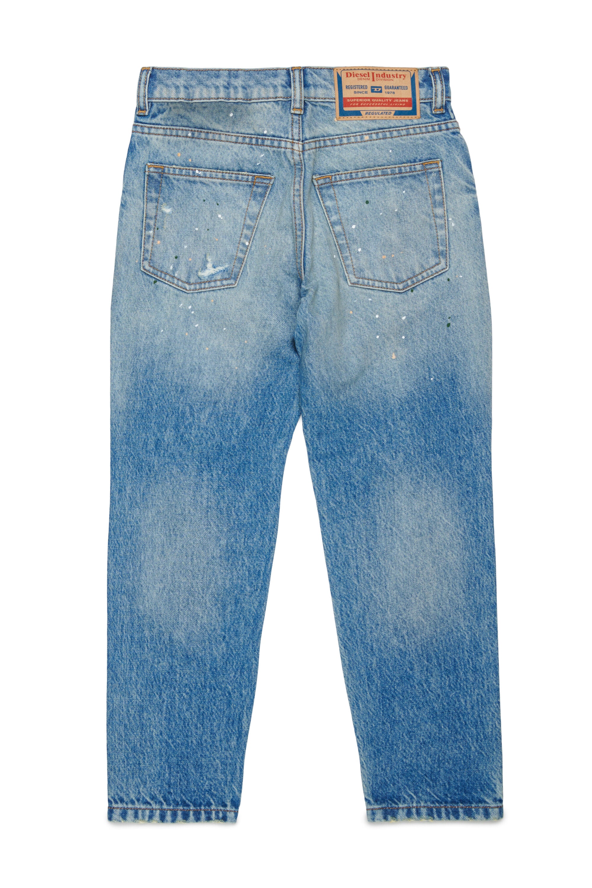 Jeans corte regular en denim azul claro - D-Lucas