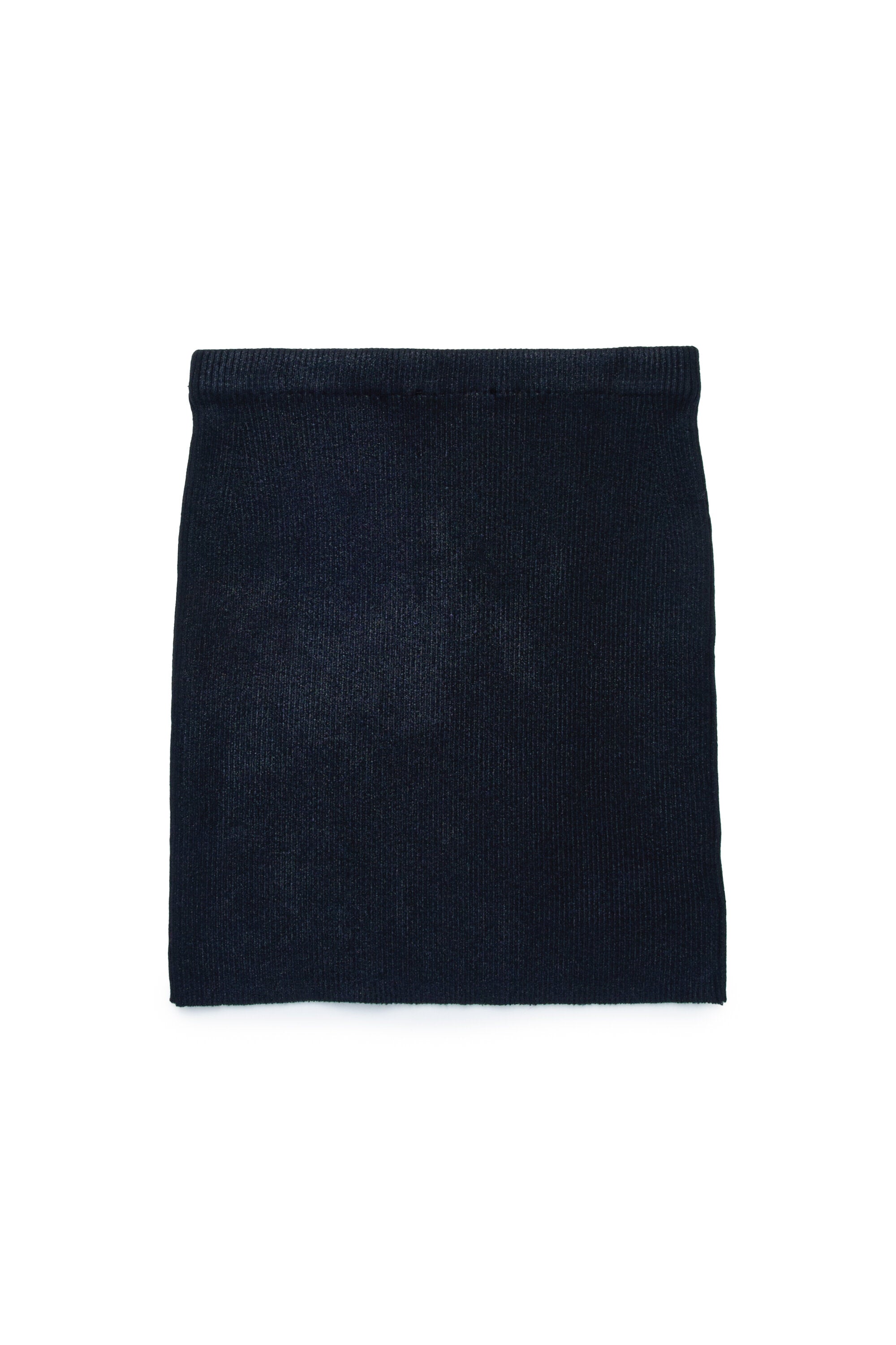 Falda de algodón metalizado con placa Oval D