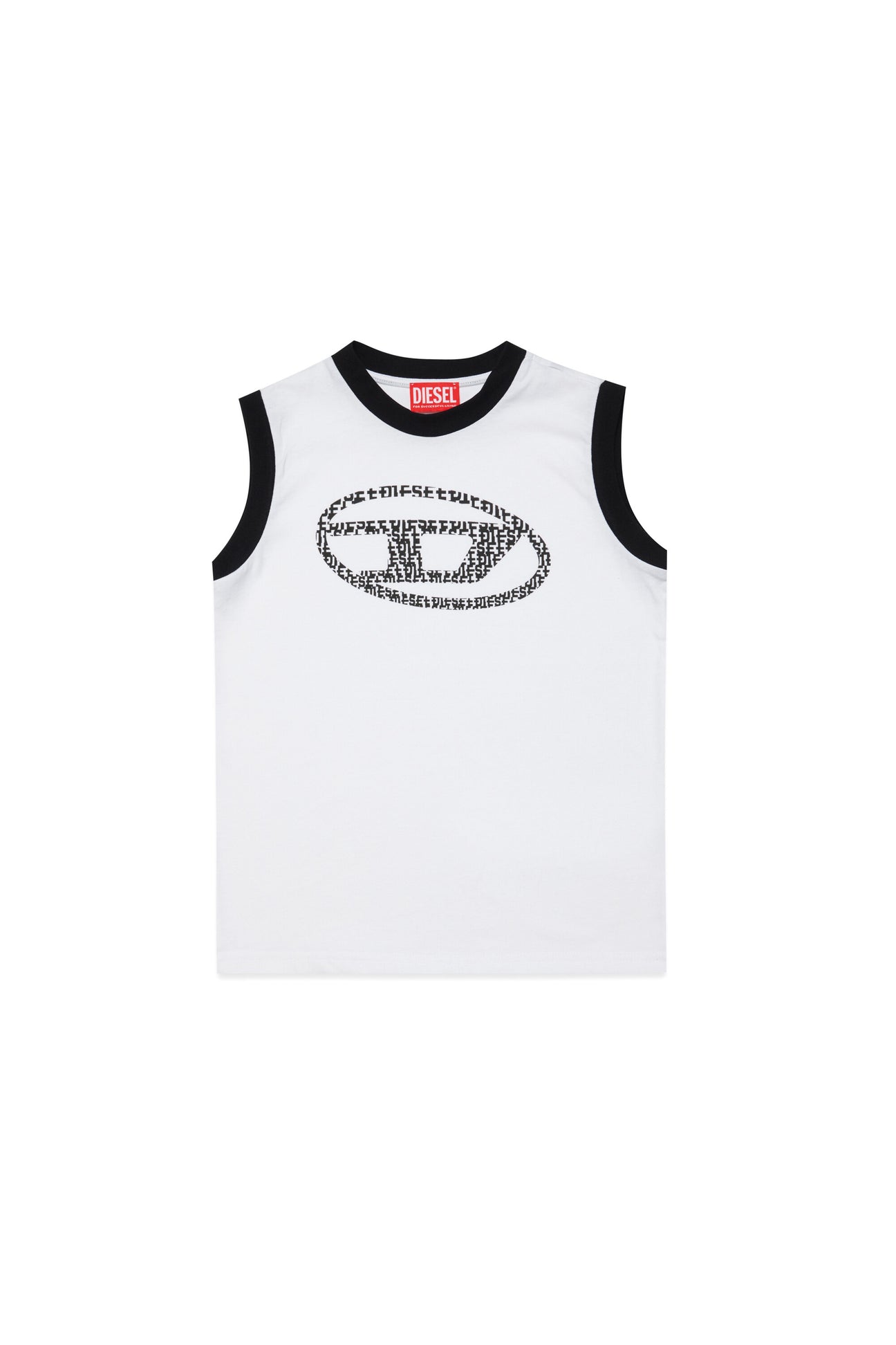 Camiseta sin mangas con logotipo Oval D 