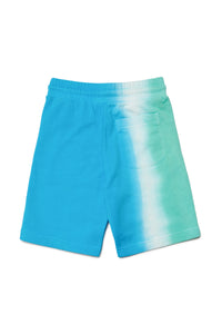 Pantalones cortos multicolores dip dye