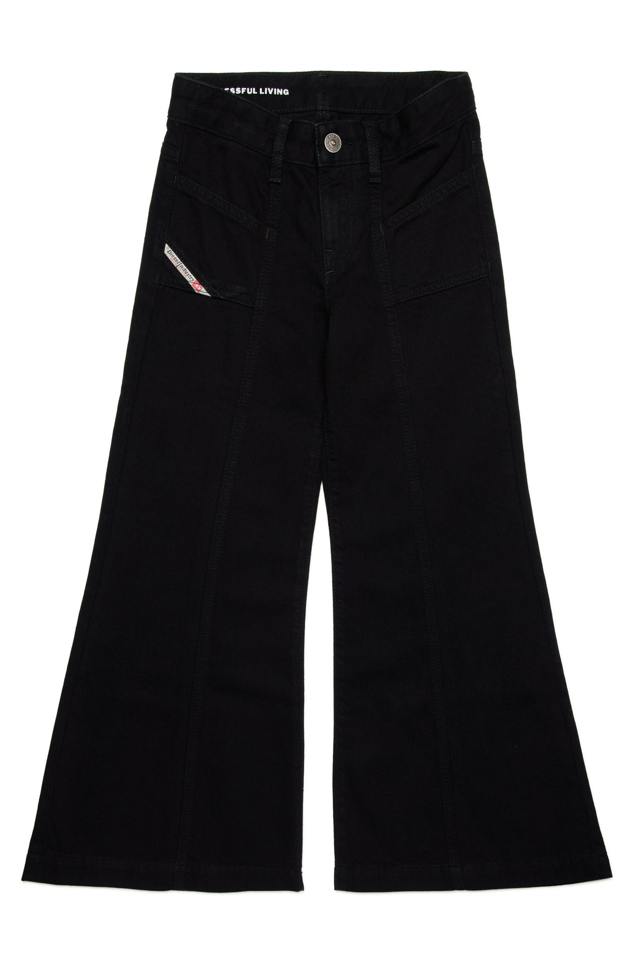 Jeans flare negros - D-Akii 