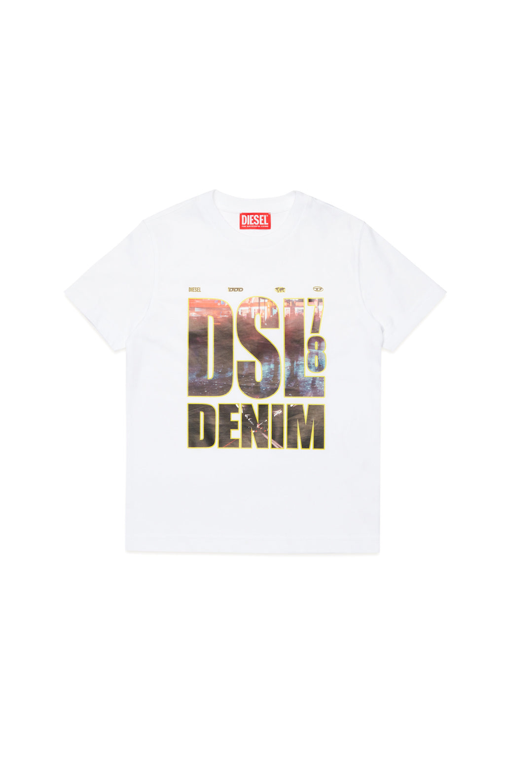 Camiseta con estampado DSL78 Denim