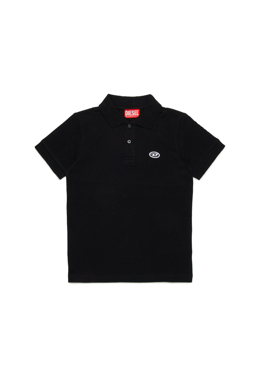 Polo de piqué con logo oval D