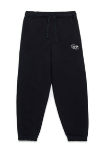 Pantalones deportivos de felpa con logo oval D