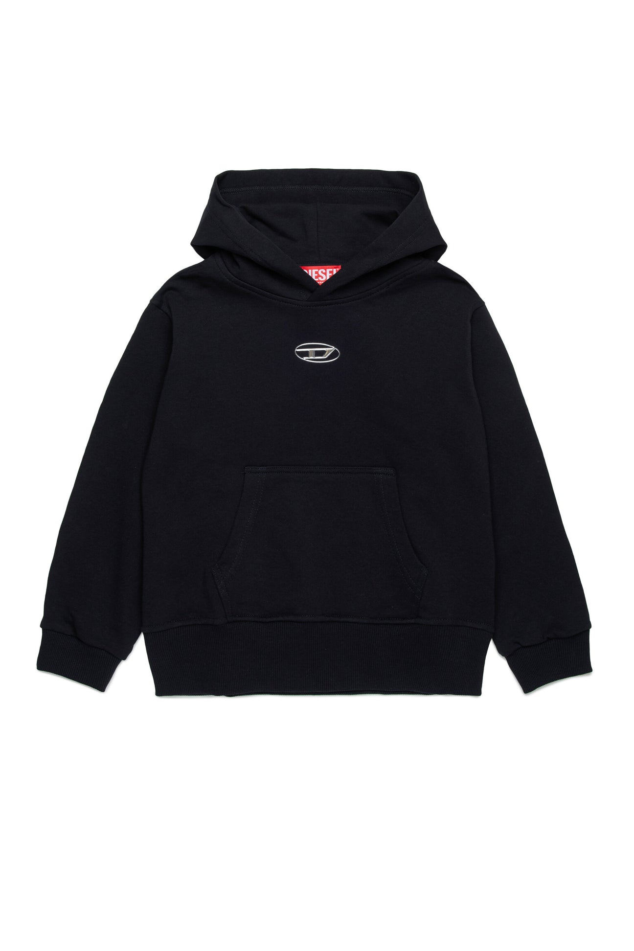 Sudadera con capucha y logo oval D 